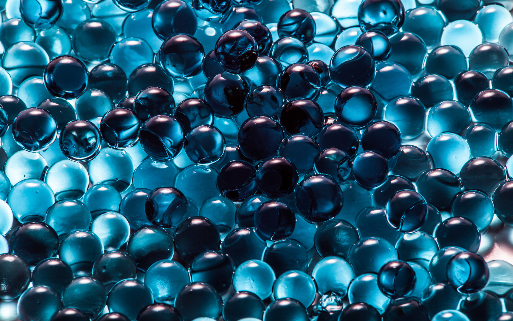 blue abstract balls spheres