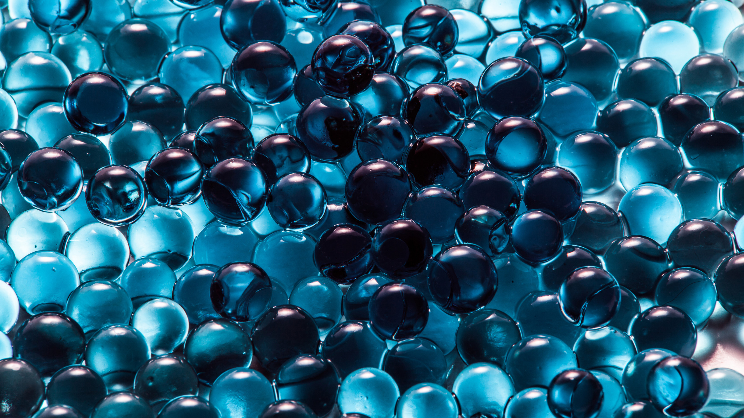 blue abstract balls spheres