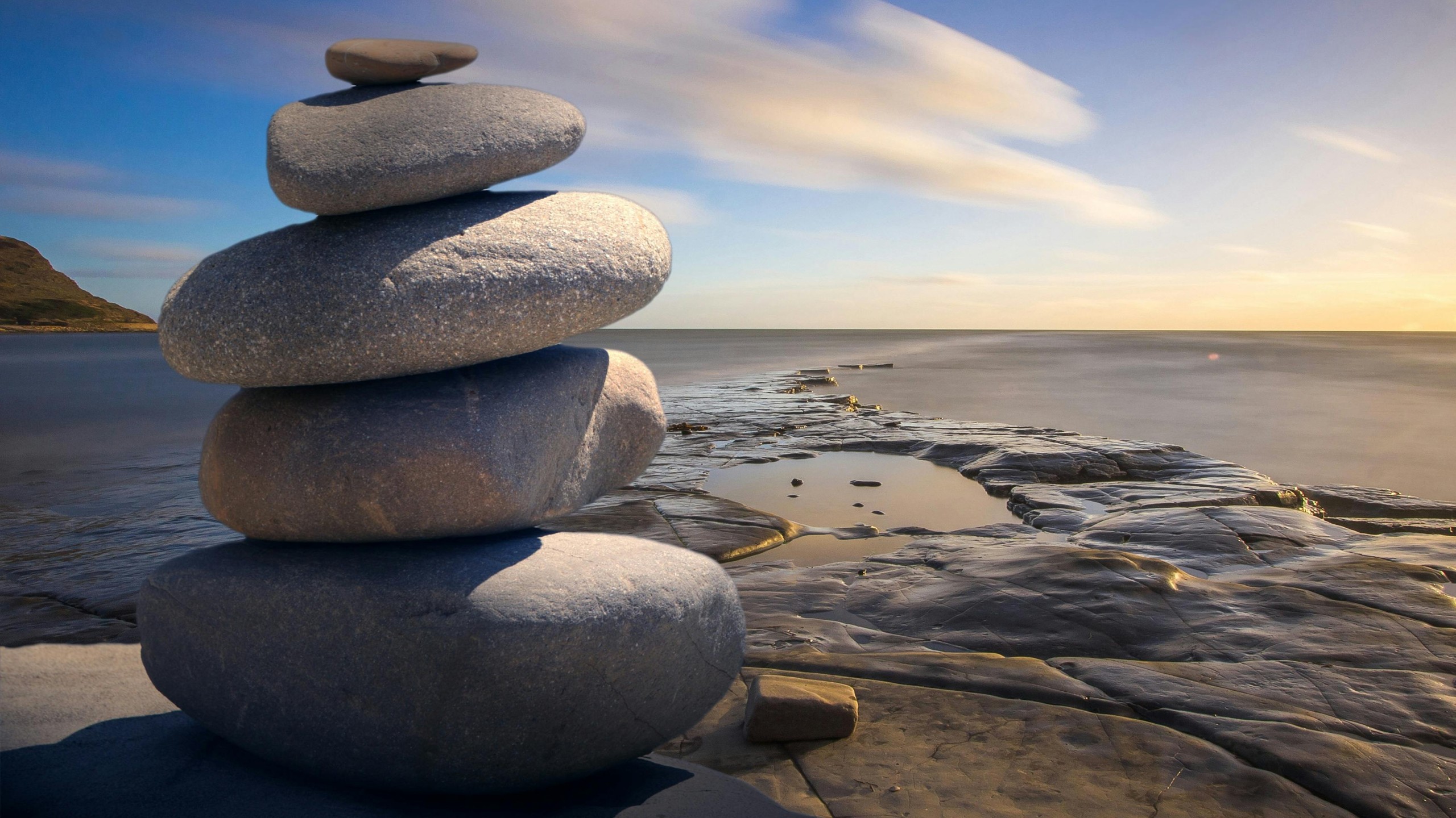 Stacked of Stones Outdoors
