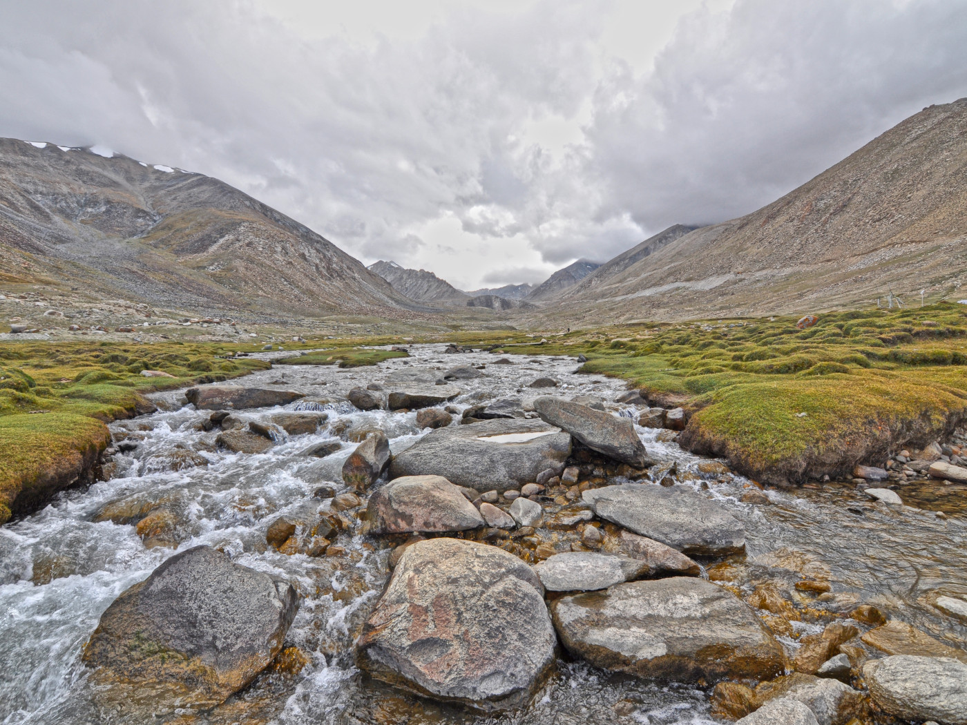 River Filled With Bolder Rocks