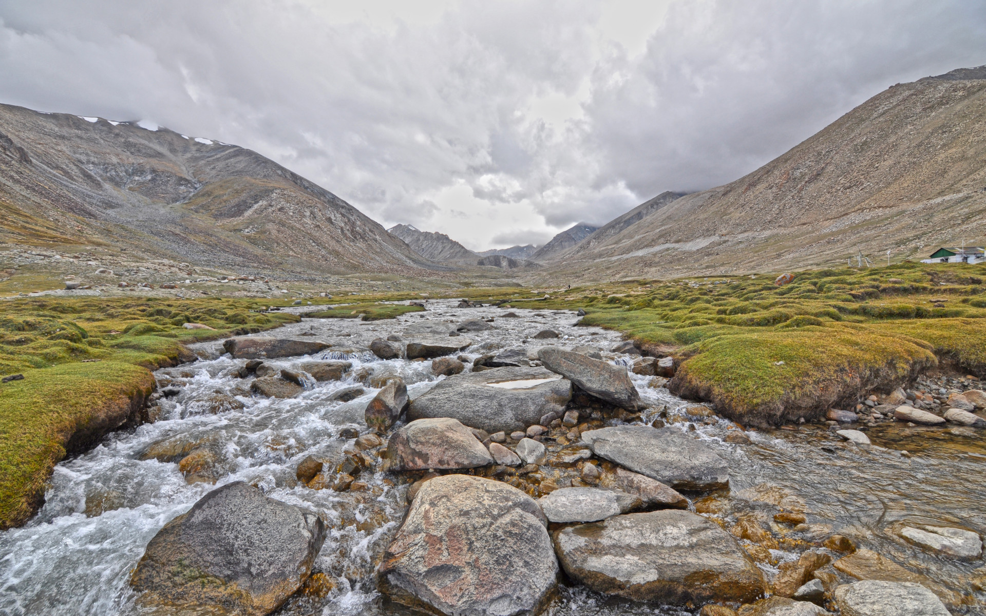 River Filled With Bolder Rocks