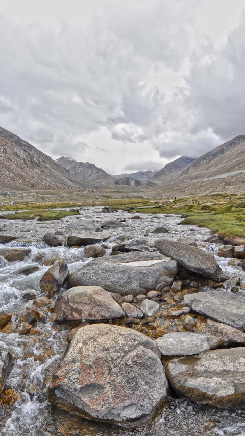 River Filled With Bolder Rocks