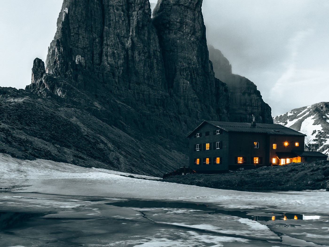 House Near Mountain