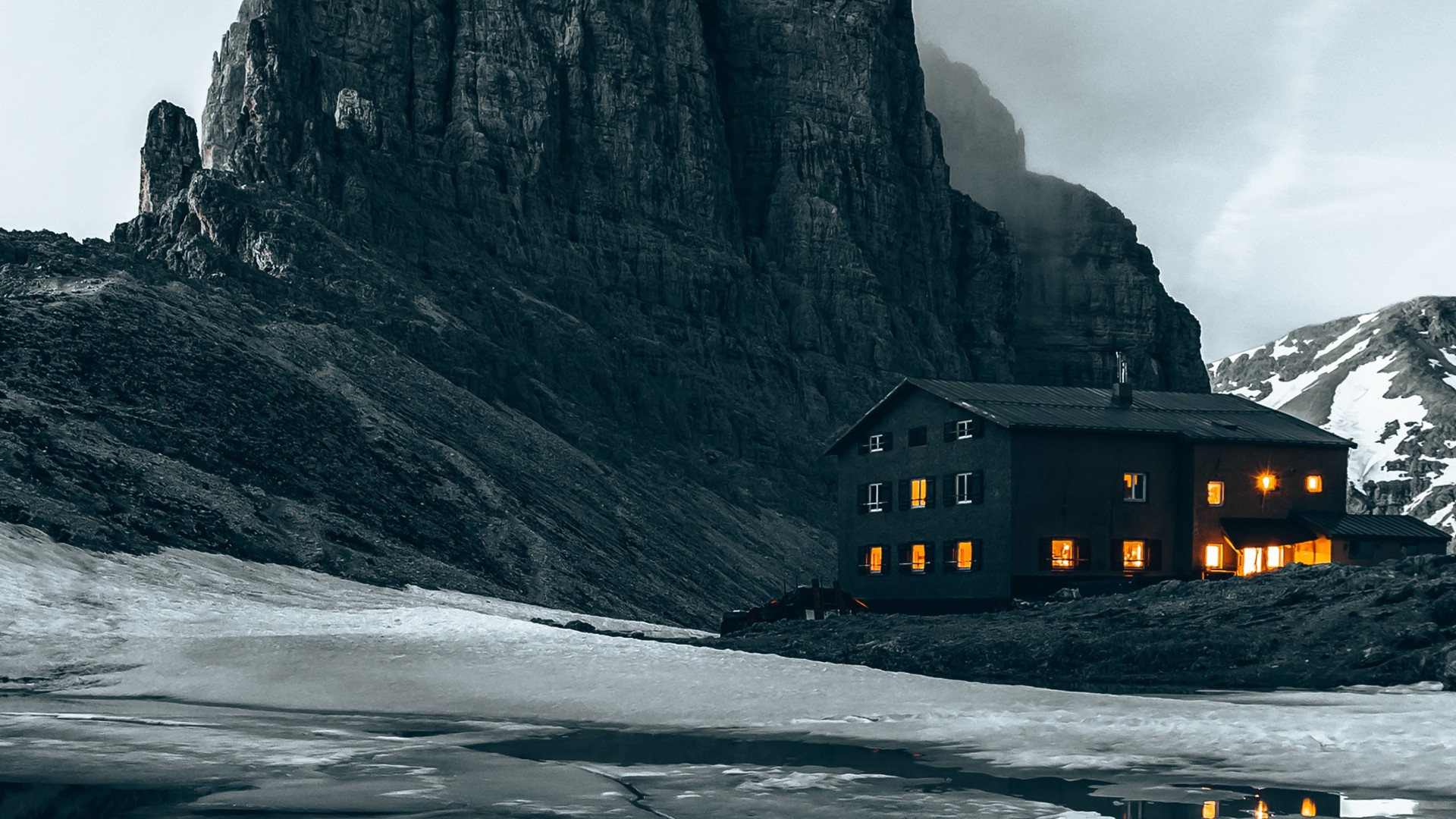 House Near Mountain