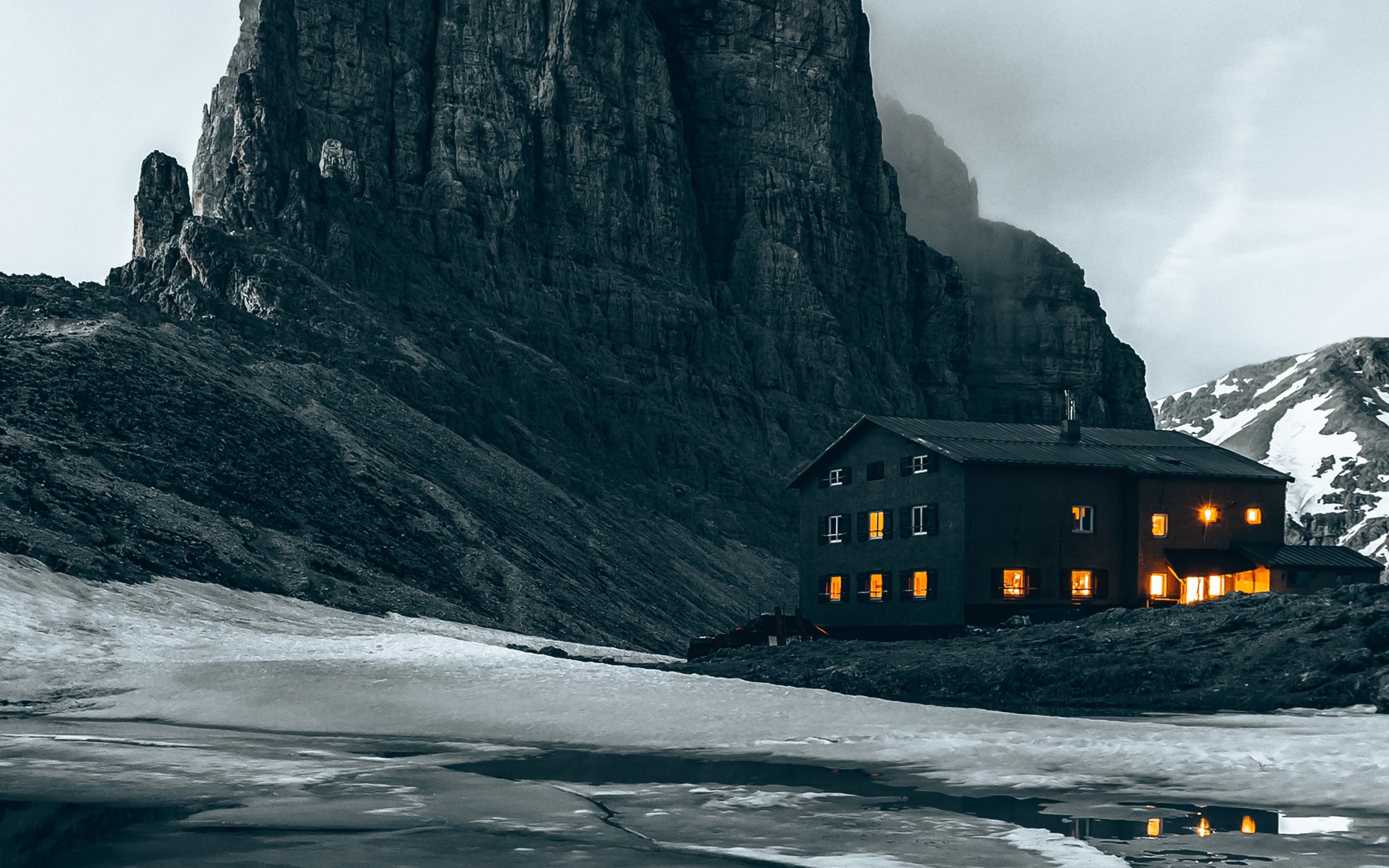 House Near Mountain