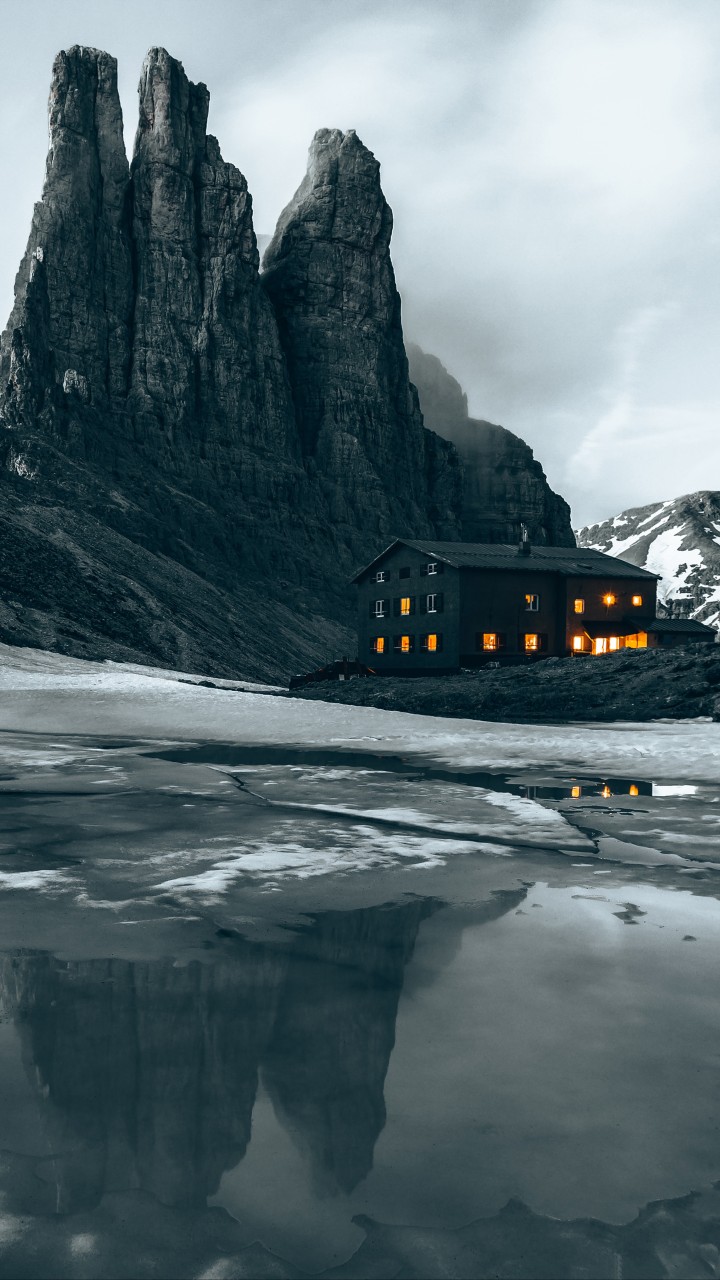 House Near Mountain