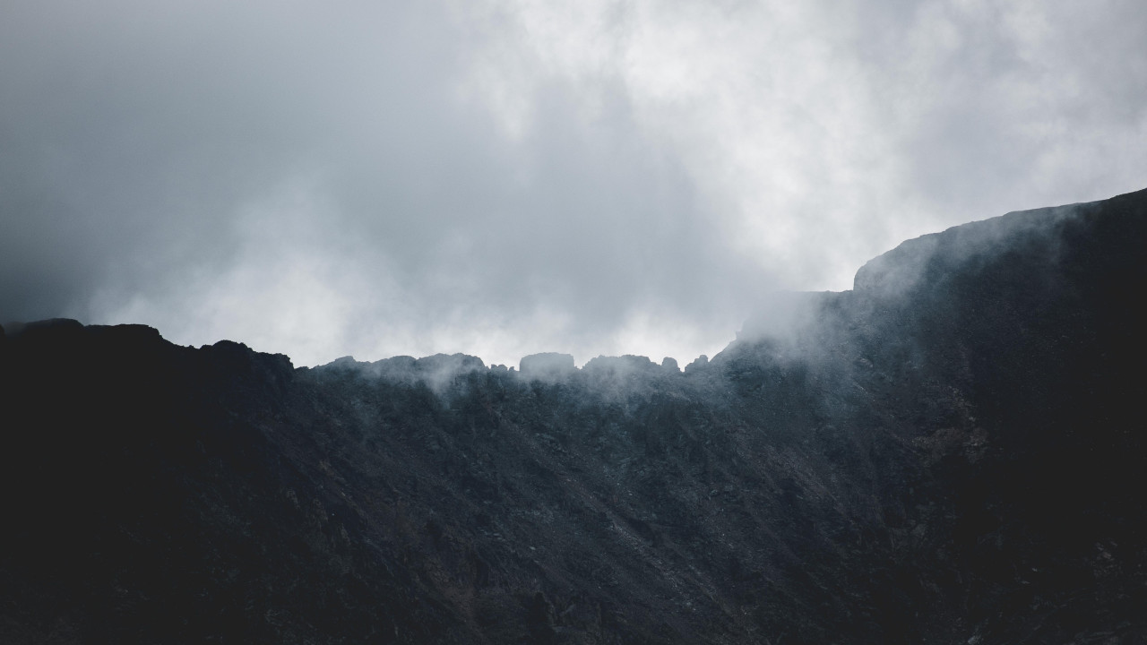Mountain Under White Cloudy Sky