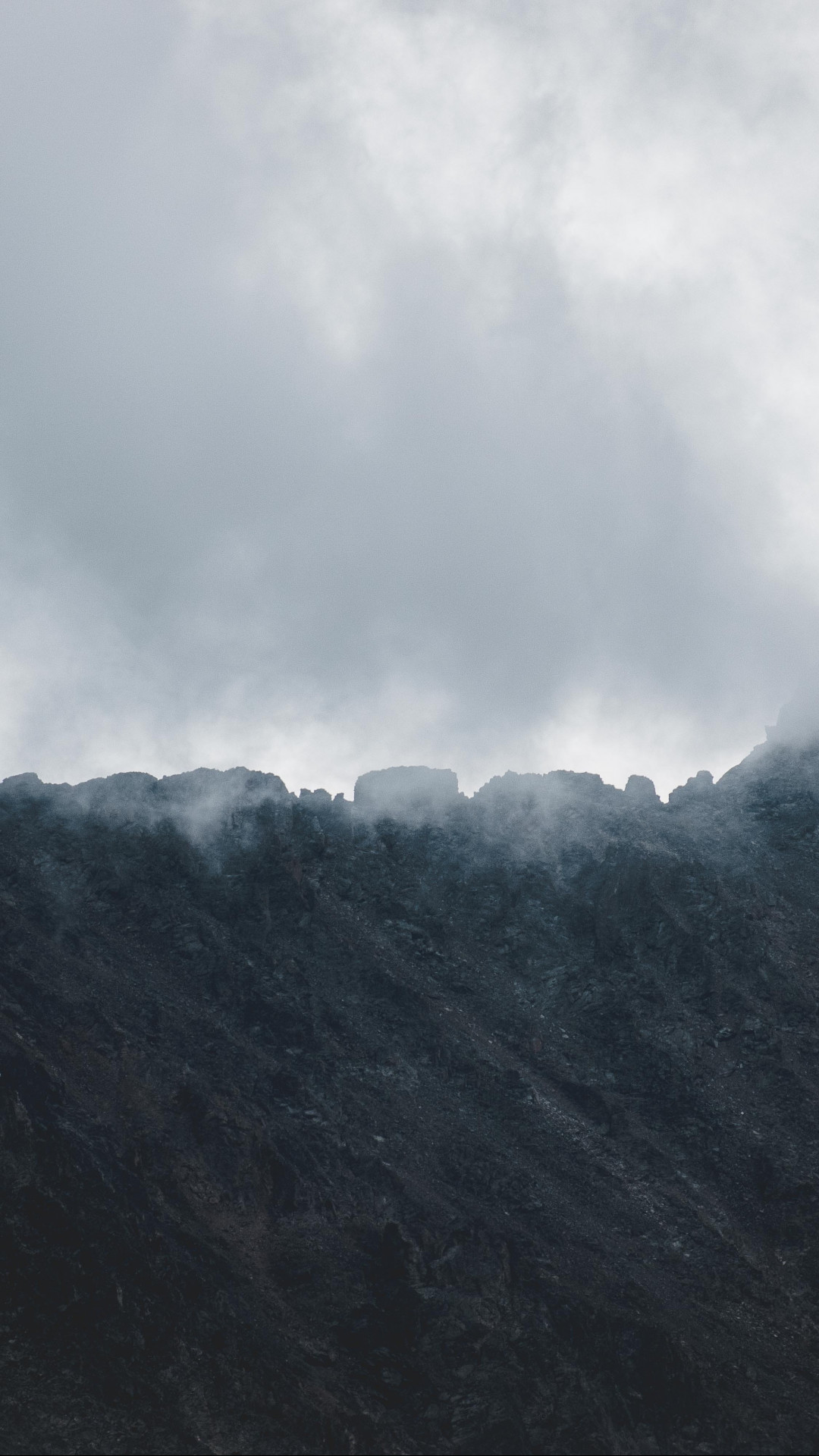 Mountain Under White Cloudy Sky
