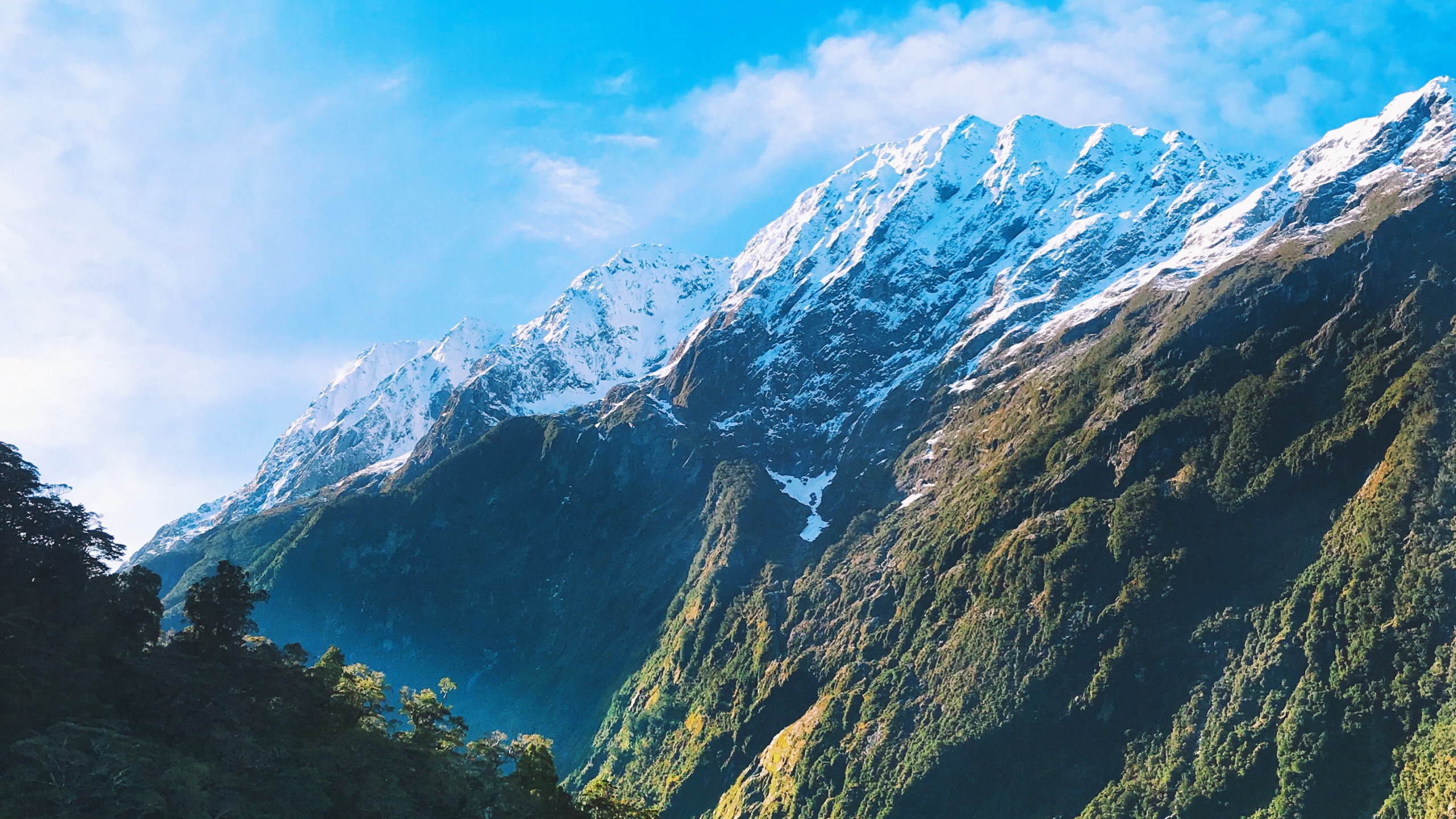Mountains Under Blue Sky