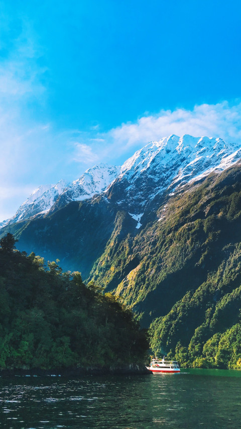Mountains Under Blue Sky