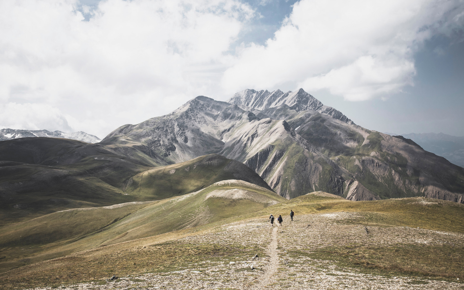 Mountains Under White Cloudy Sky 