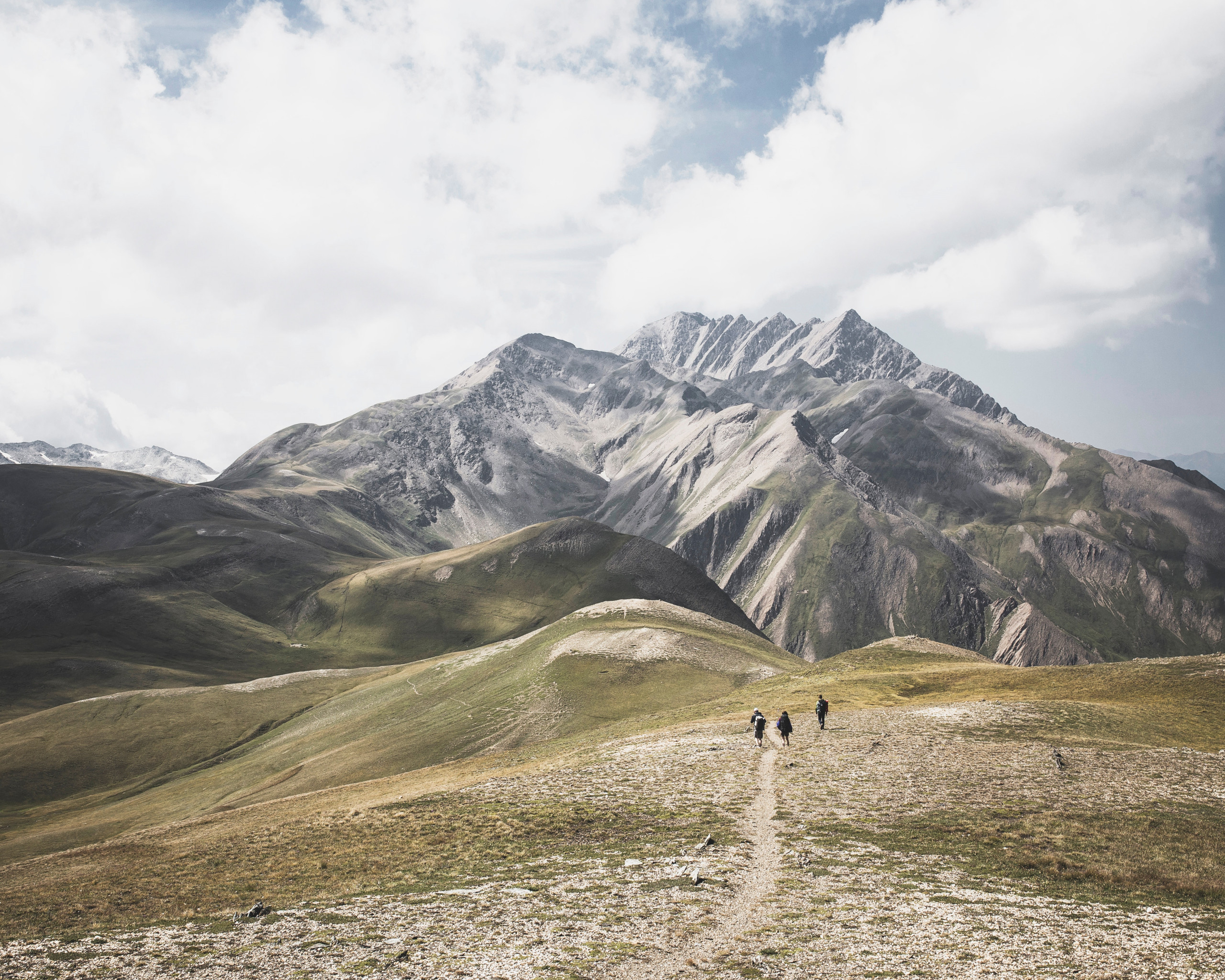 Mountains Under White Cloudy Sky 