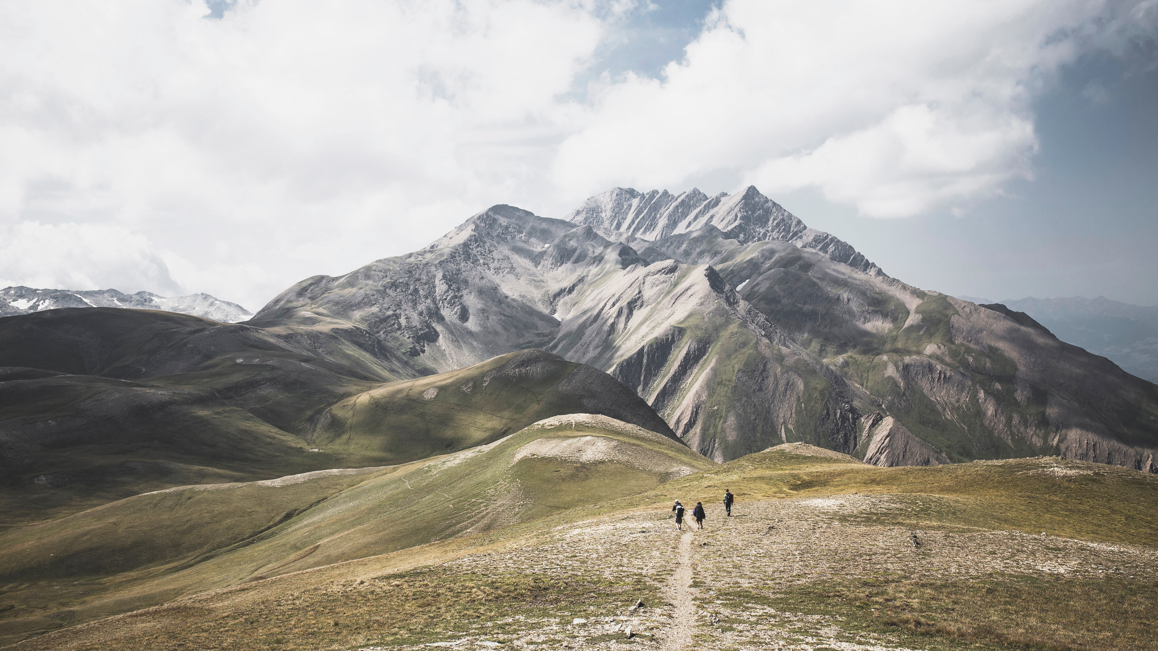 Mountains Under White Cloudy Sky 