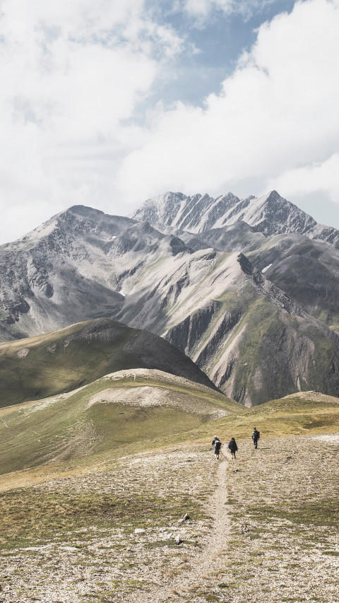 Mountains Under White Cloudy Sky 