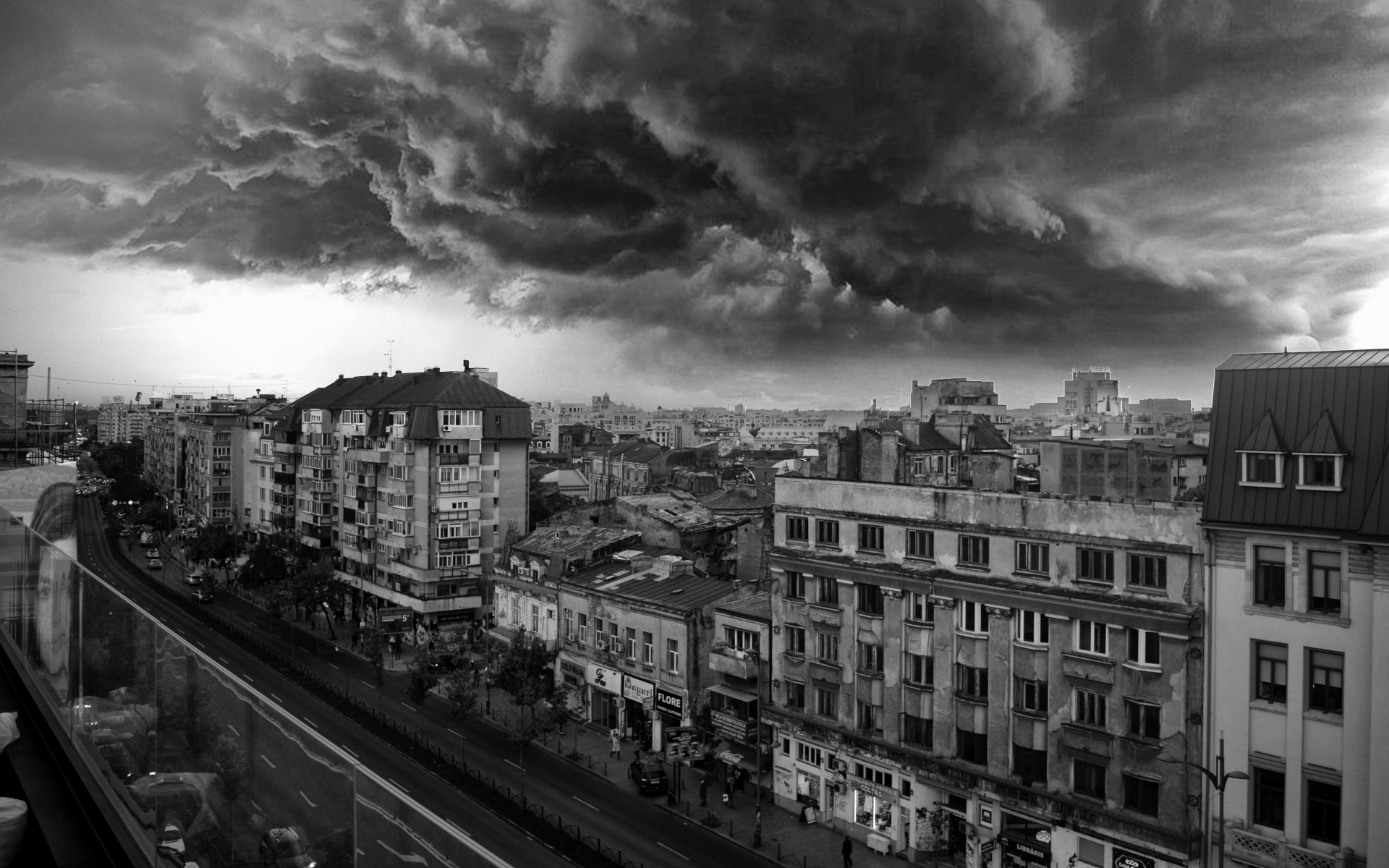 Grayscale Buildings