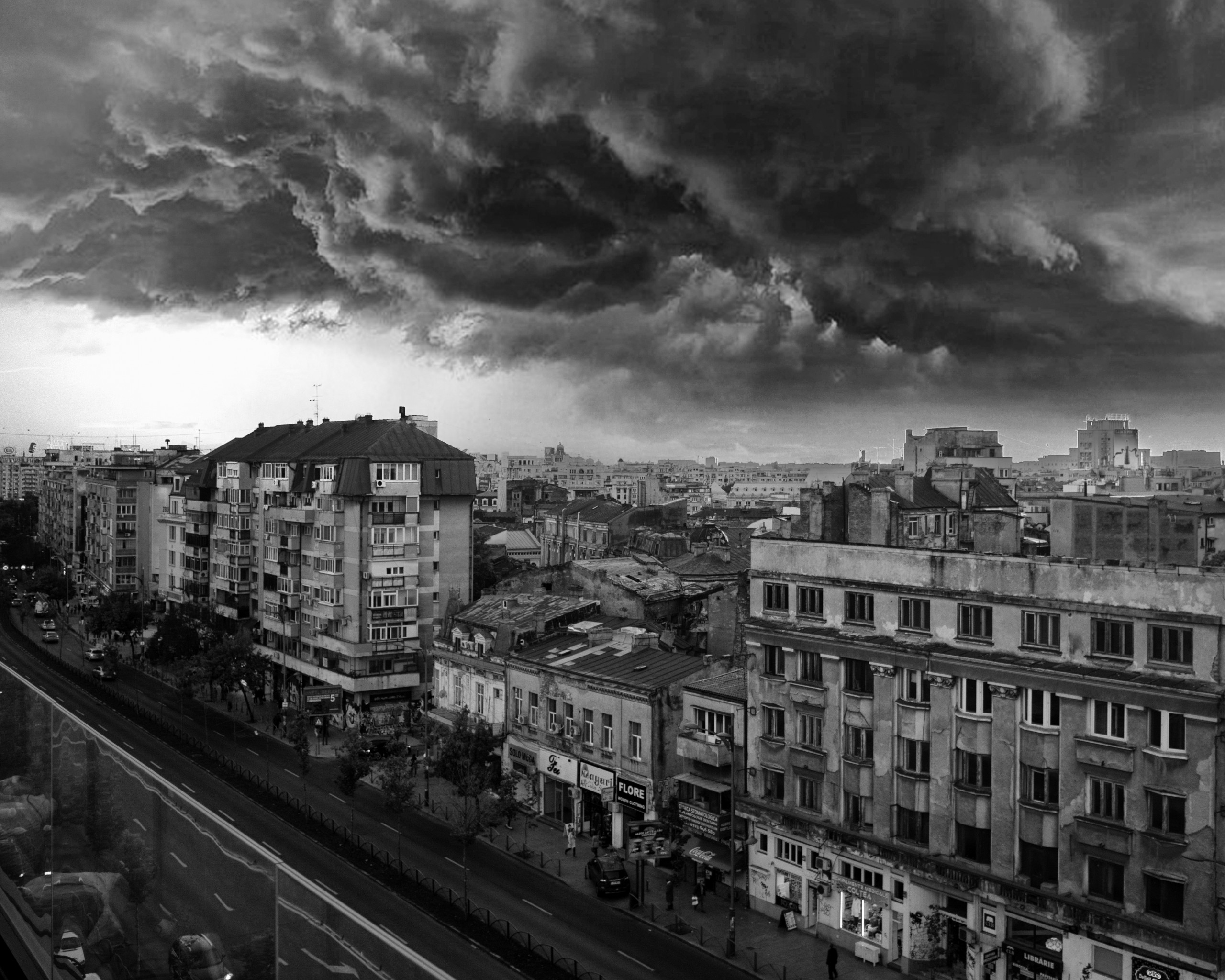 Grayscale Buildings