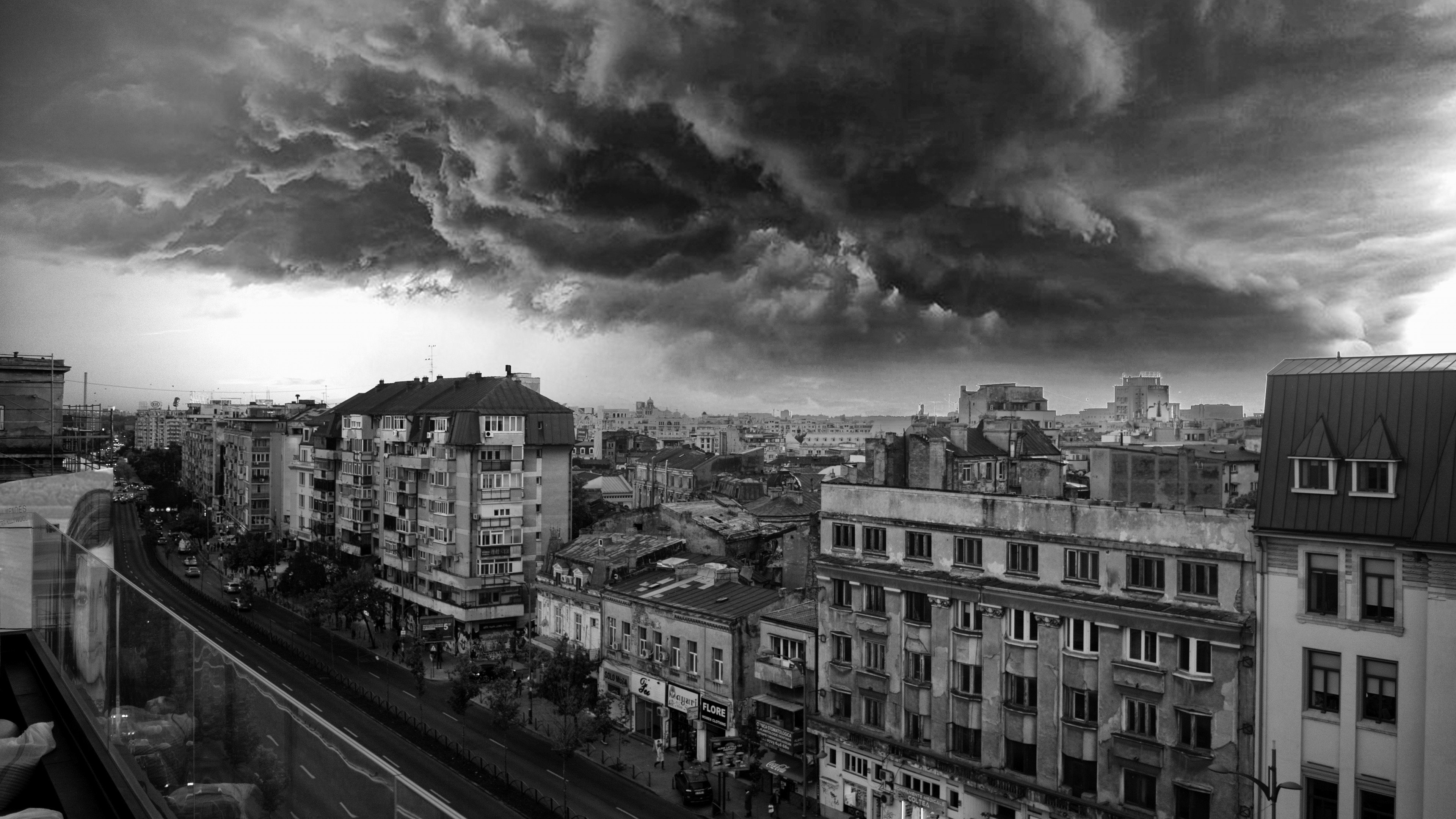 Grayscale Buildings