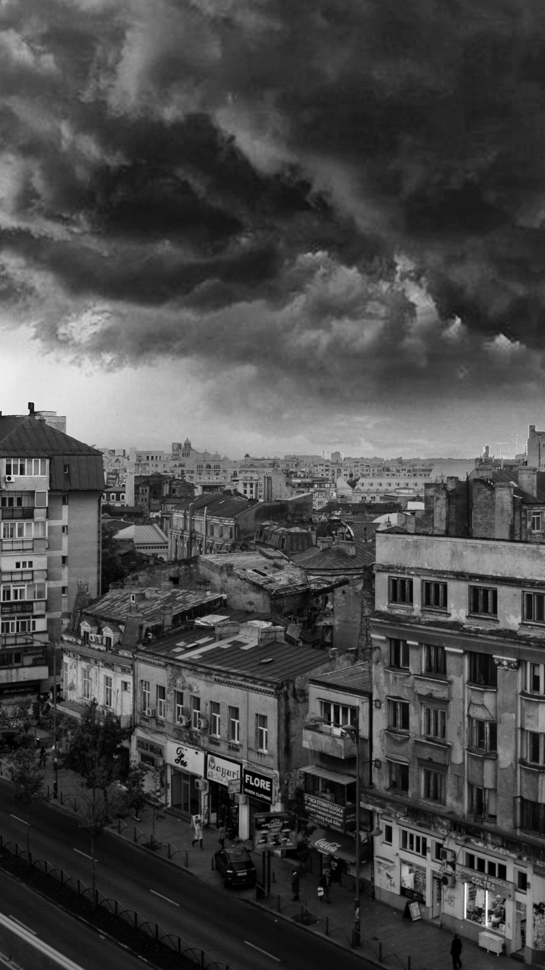 Grayscale Buildings