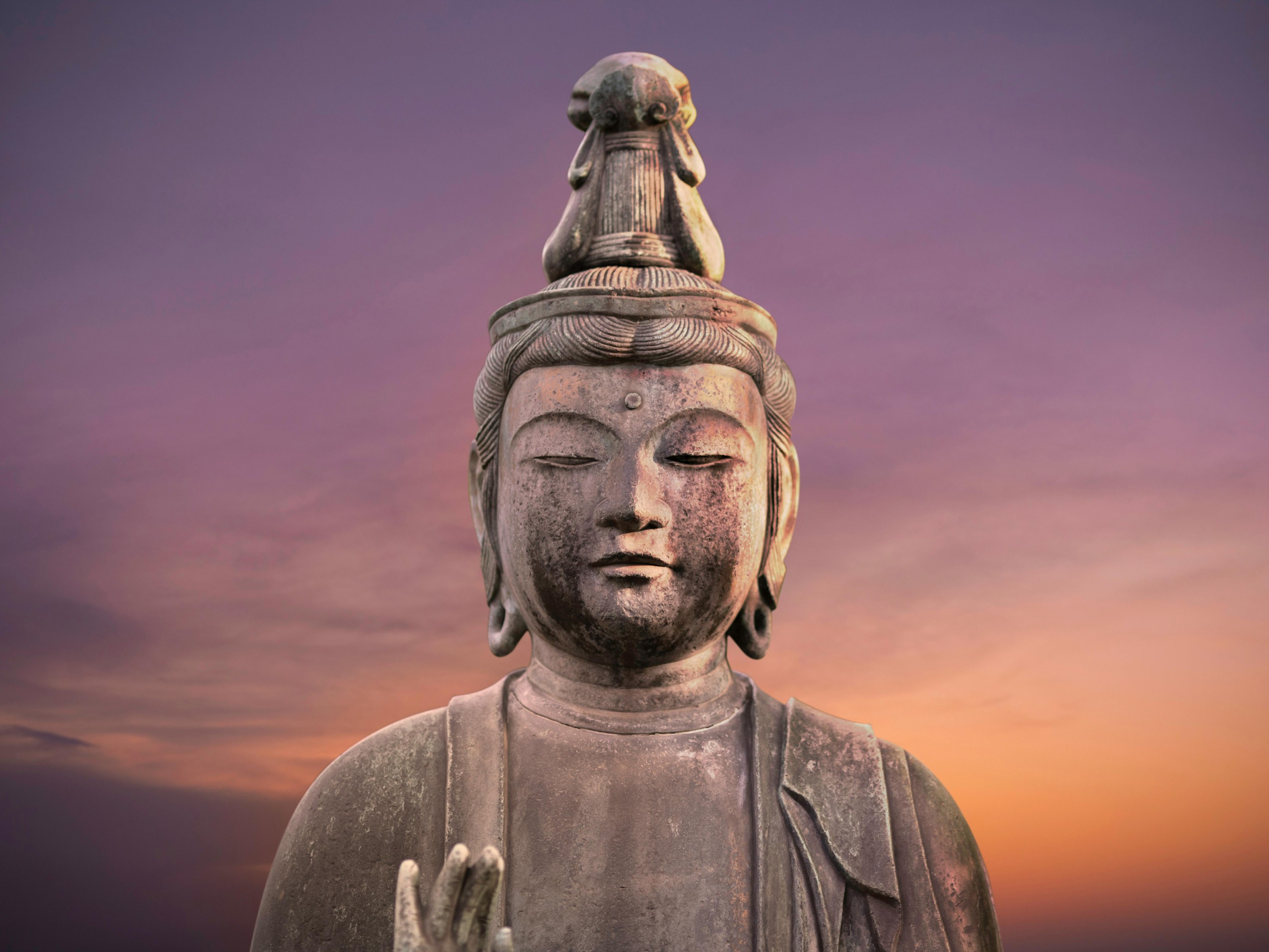 Buddha Statue during Golden Hour