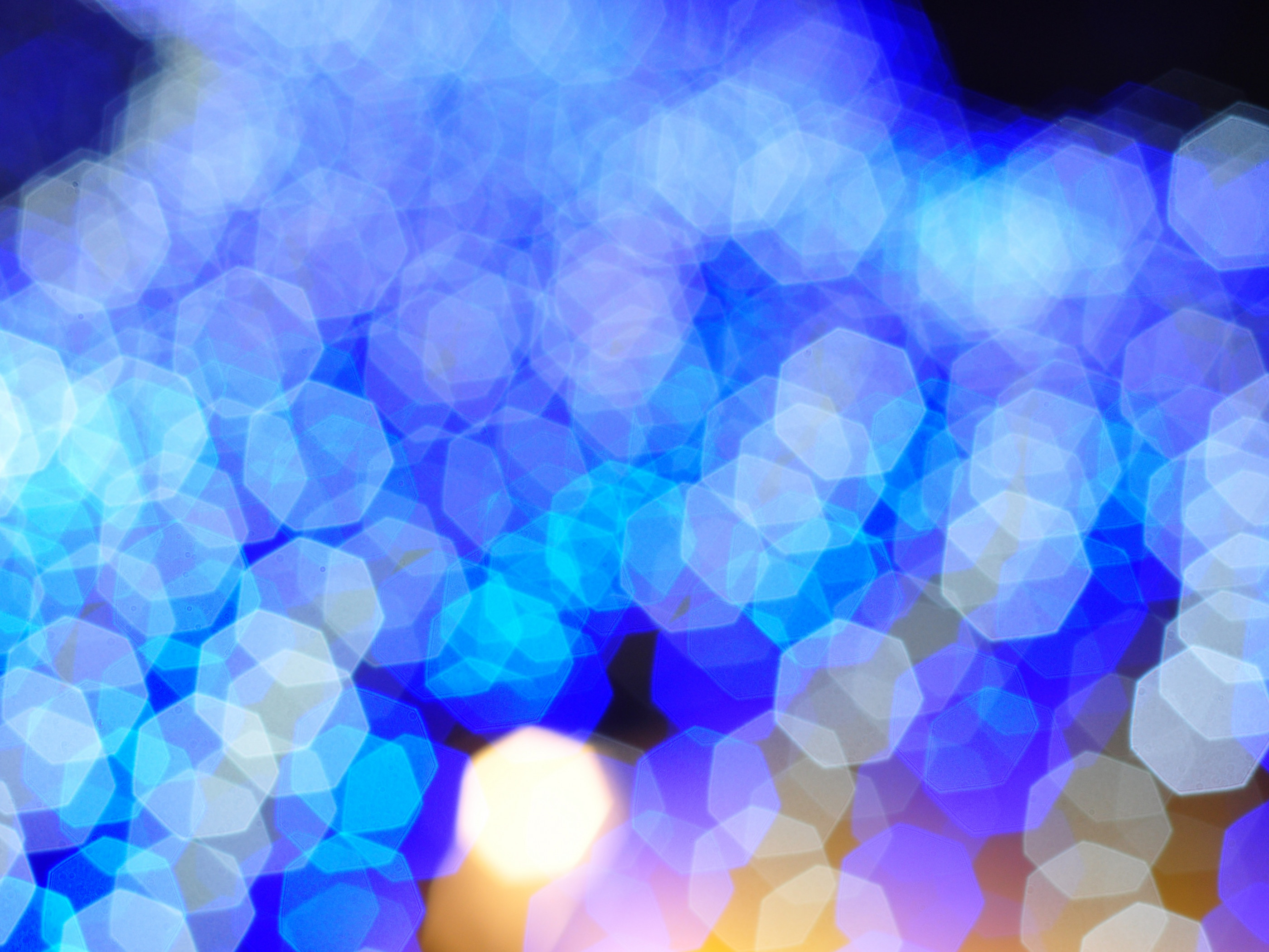 bokeh blue light blue neon