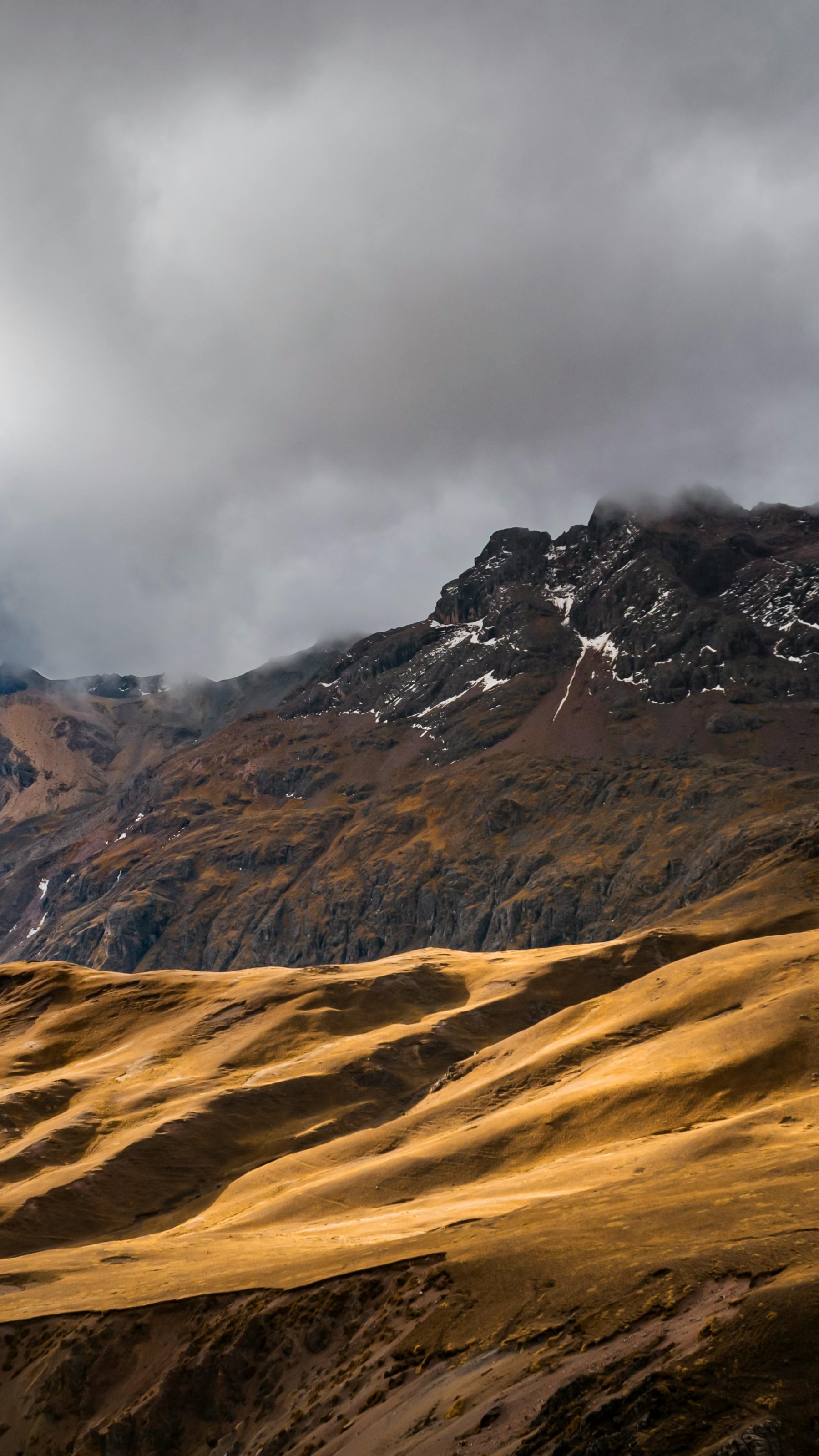 Dramatic Andes Mountain Landscape in Peru