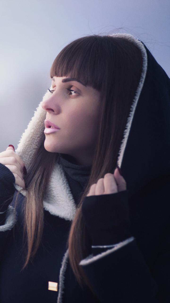 Young Woman in Winter