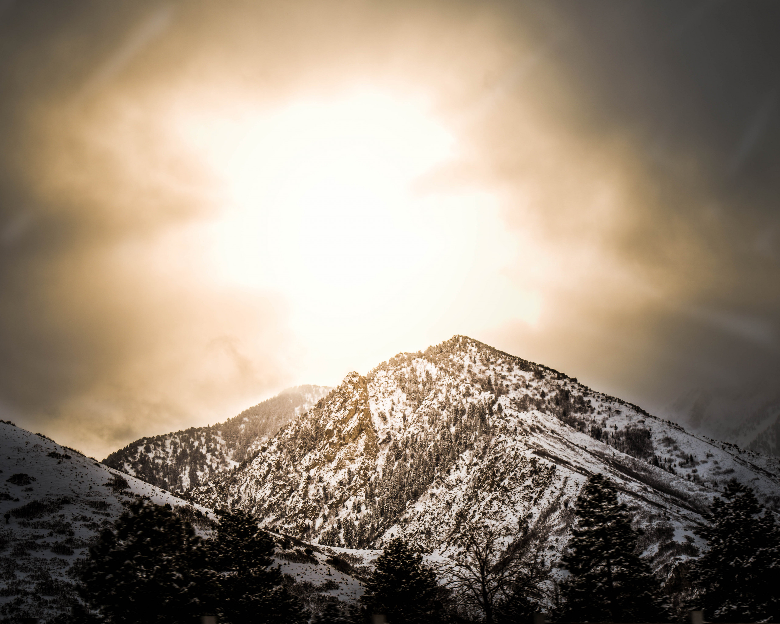 White and Black Mountain