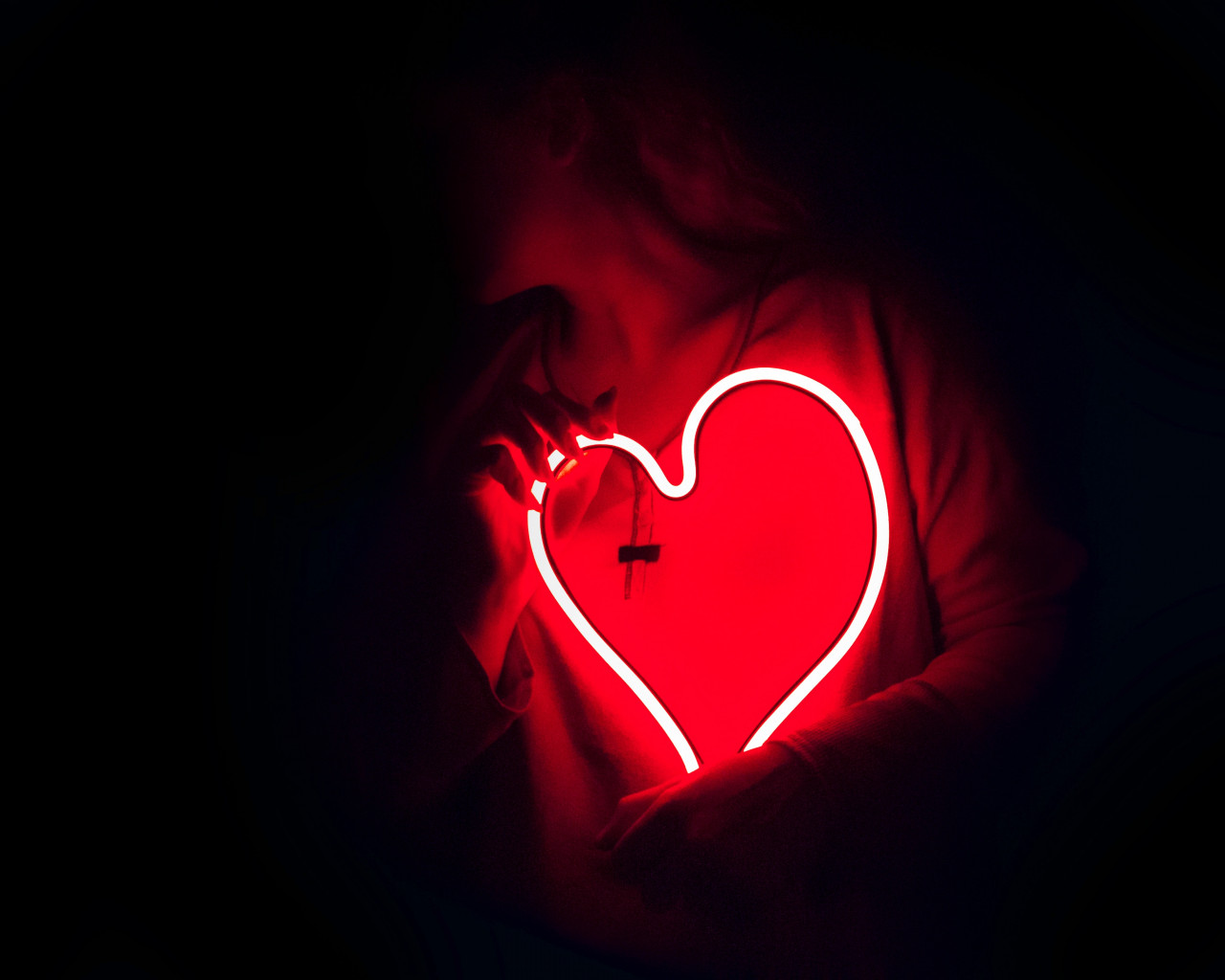 Neon Love Heart