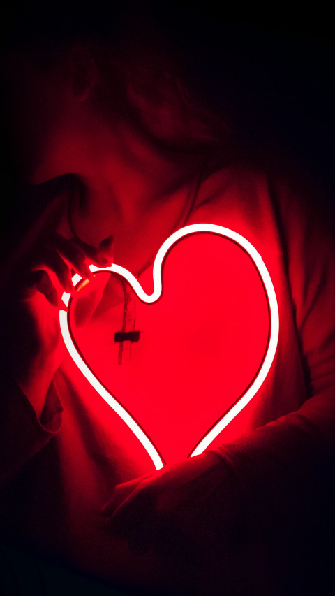 Neon Love Heart