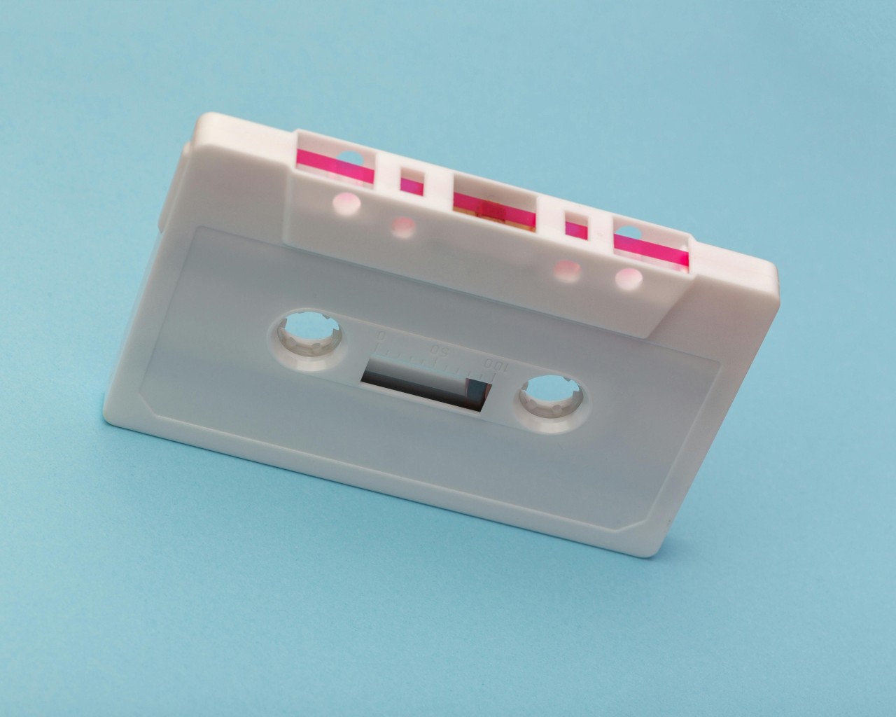 White Cassette Tape