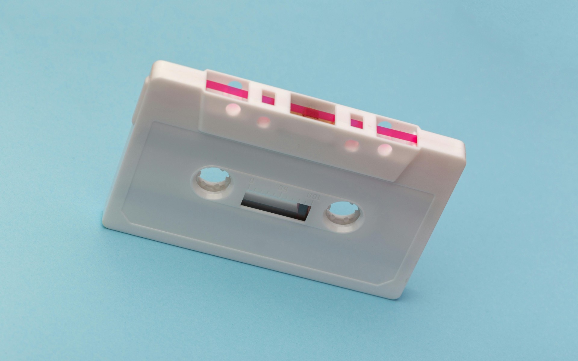 White Cassette Tape
