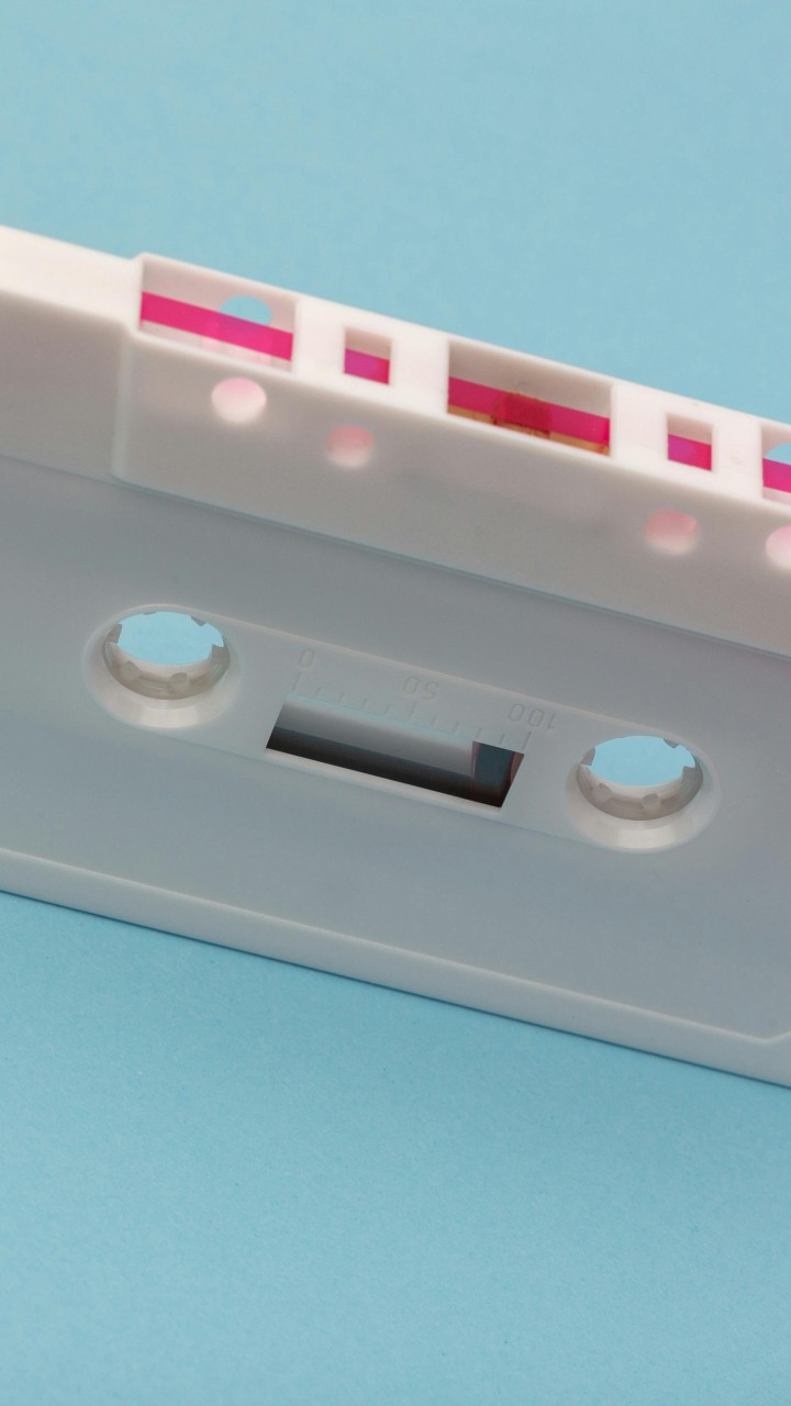 White Cassette Tape