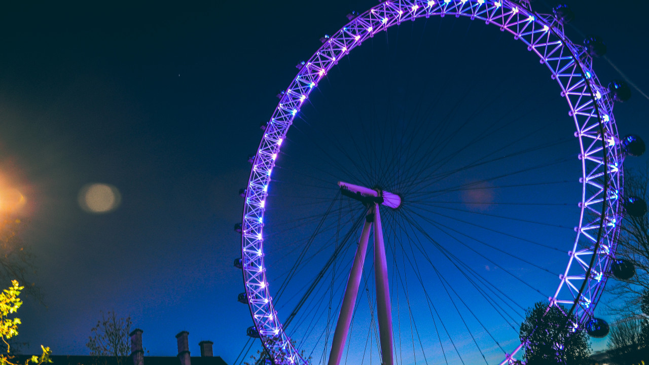 Blue Ferris Wheel
