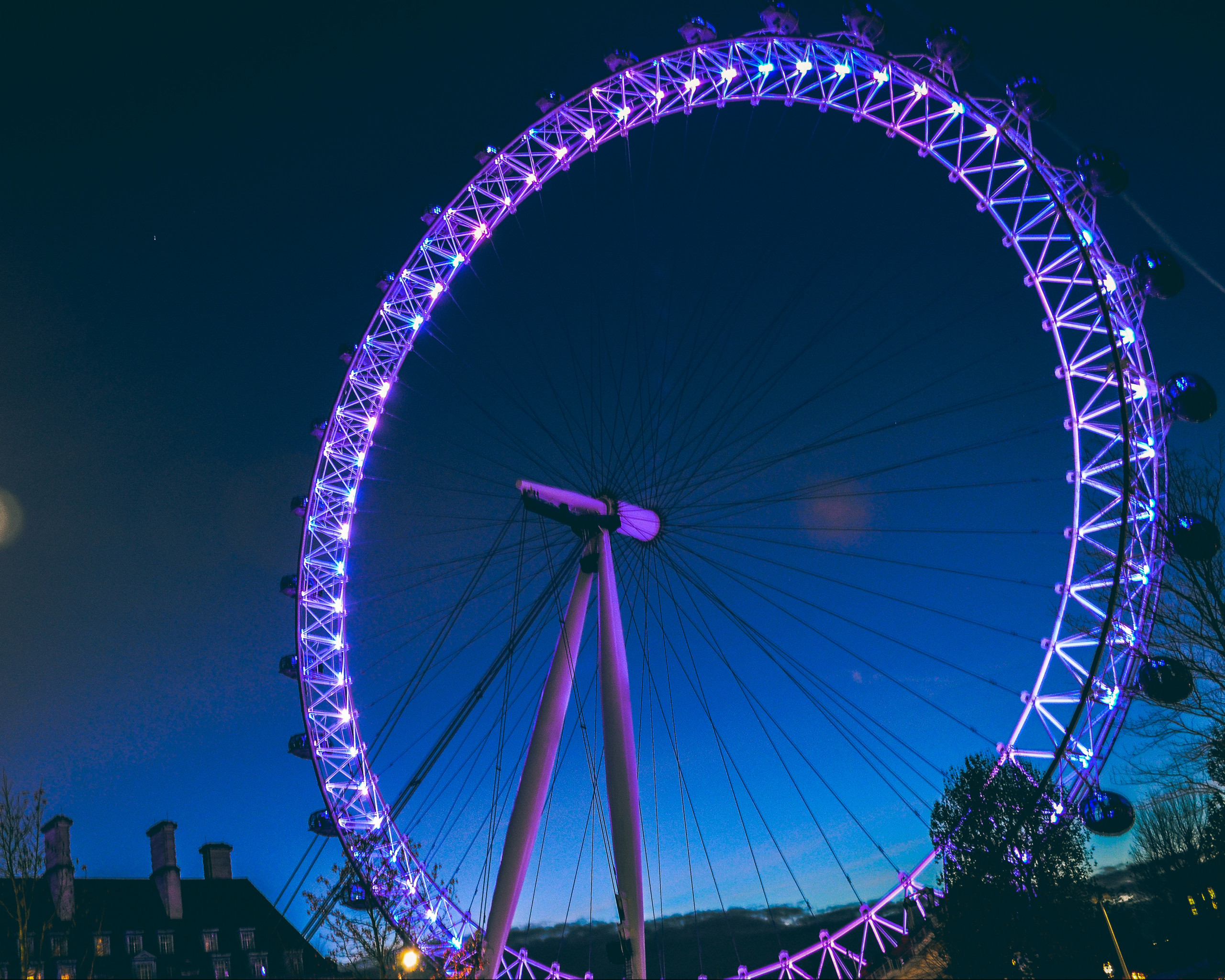 Blue Ferris Wheel