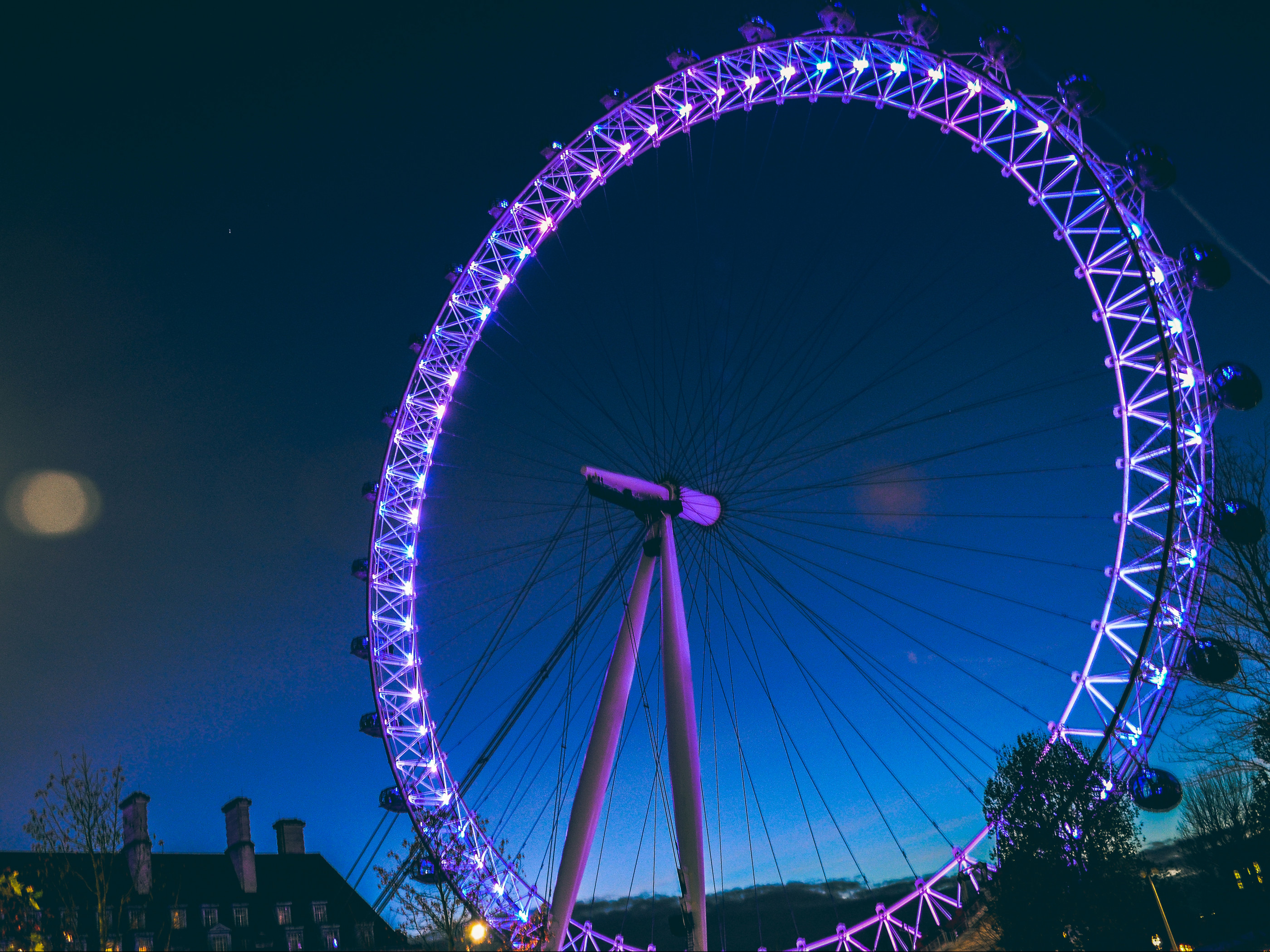 Blue Ferris Wheel