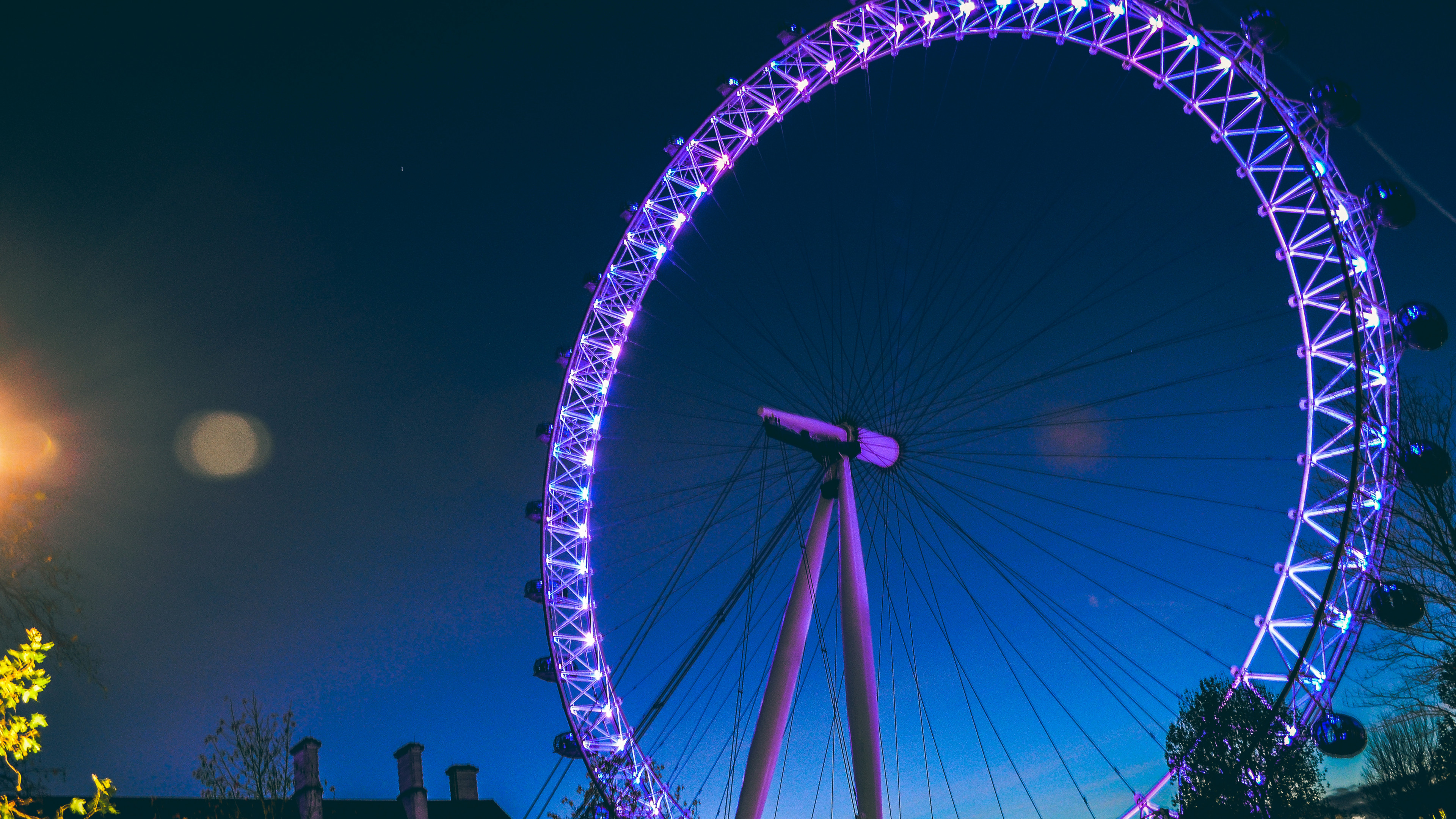 Blue Ferris Wheel