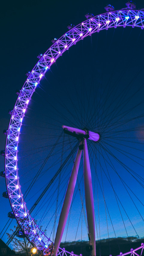 Blue Ferris Wheel