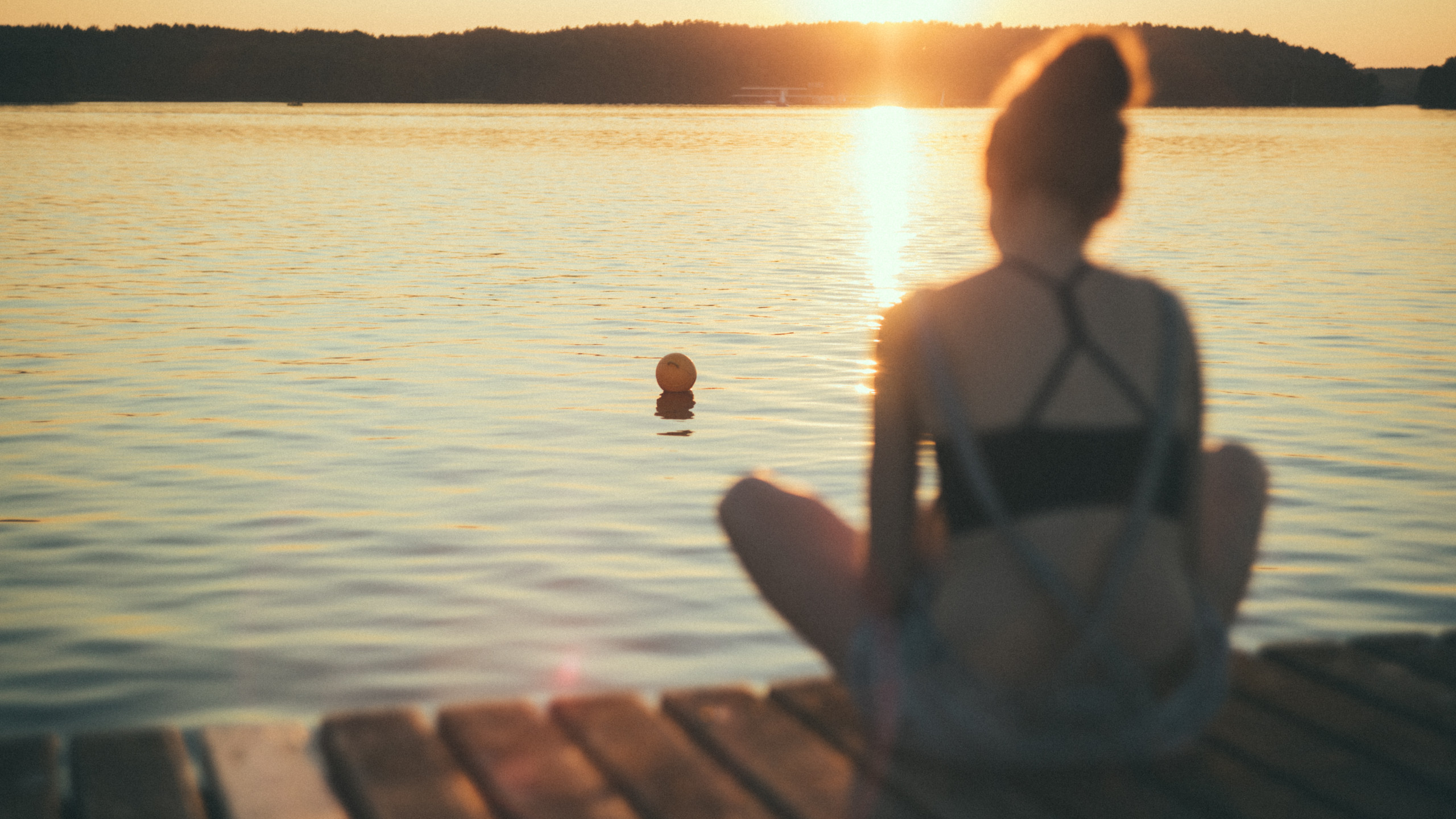 Girl on a dock