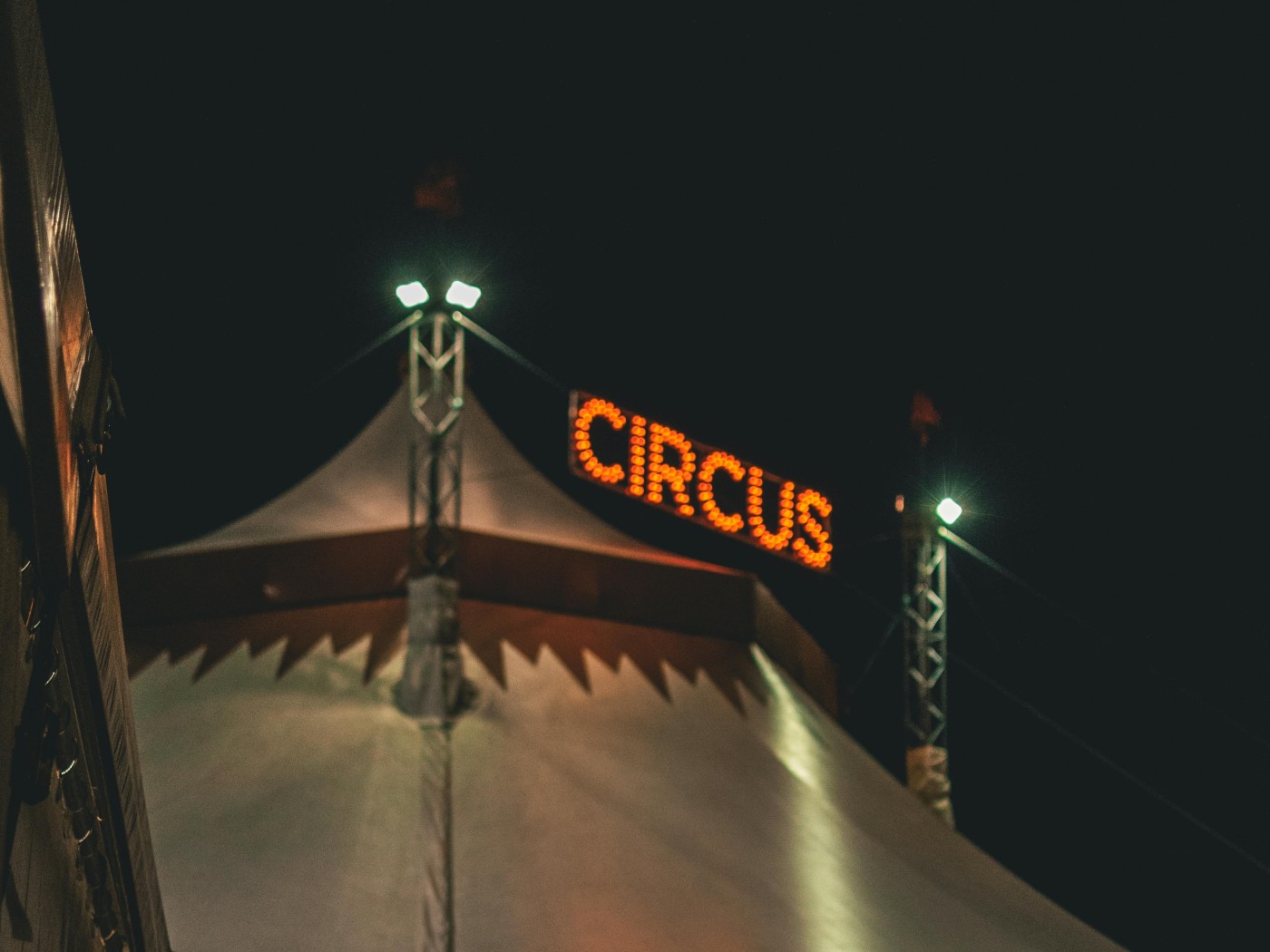 Circus Tent during Night time