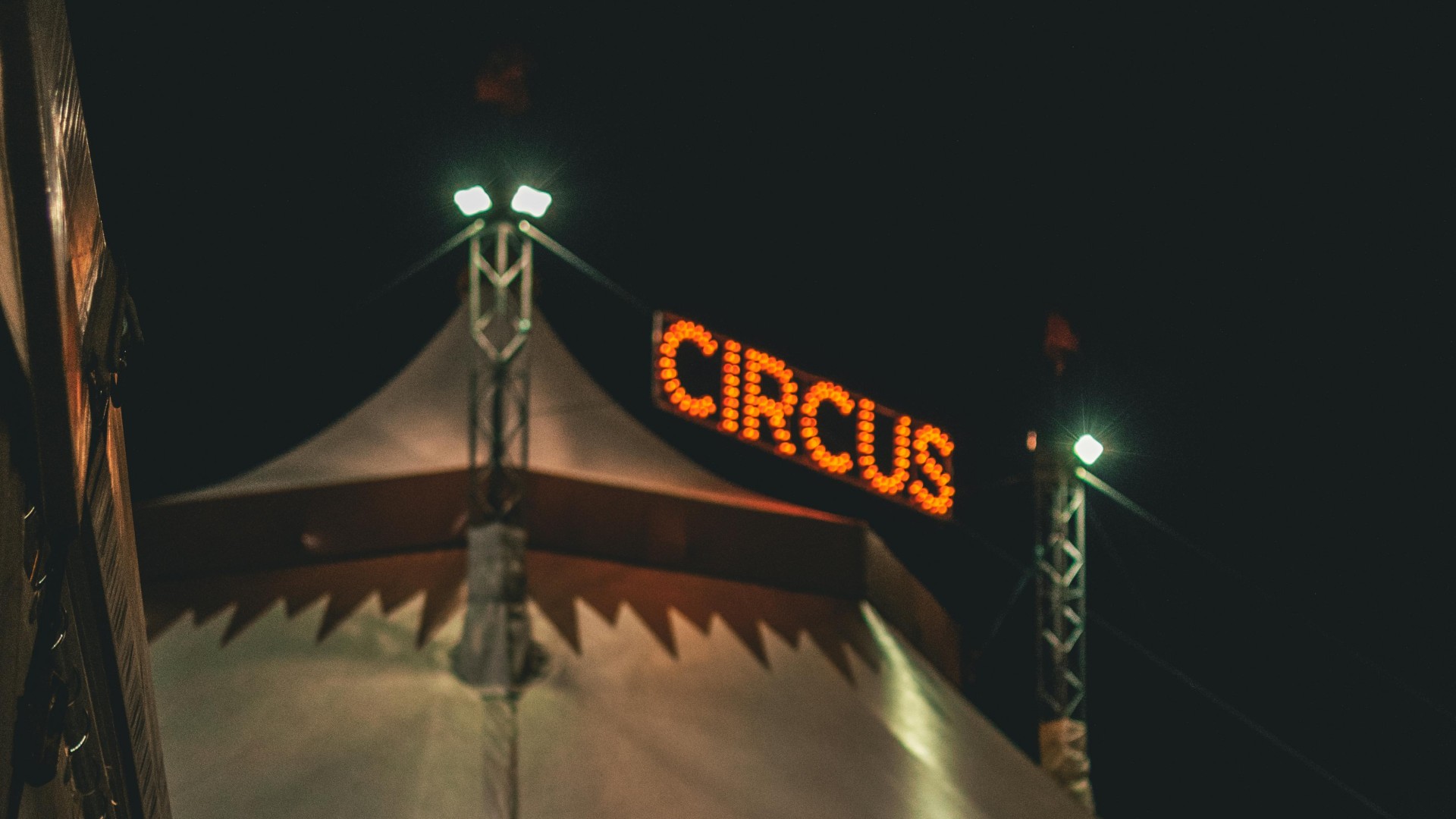 Circus Tent during Night time