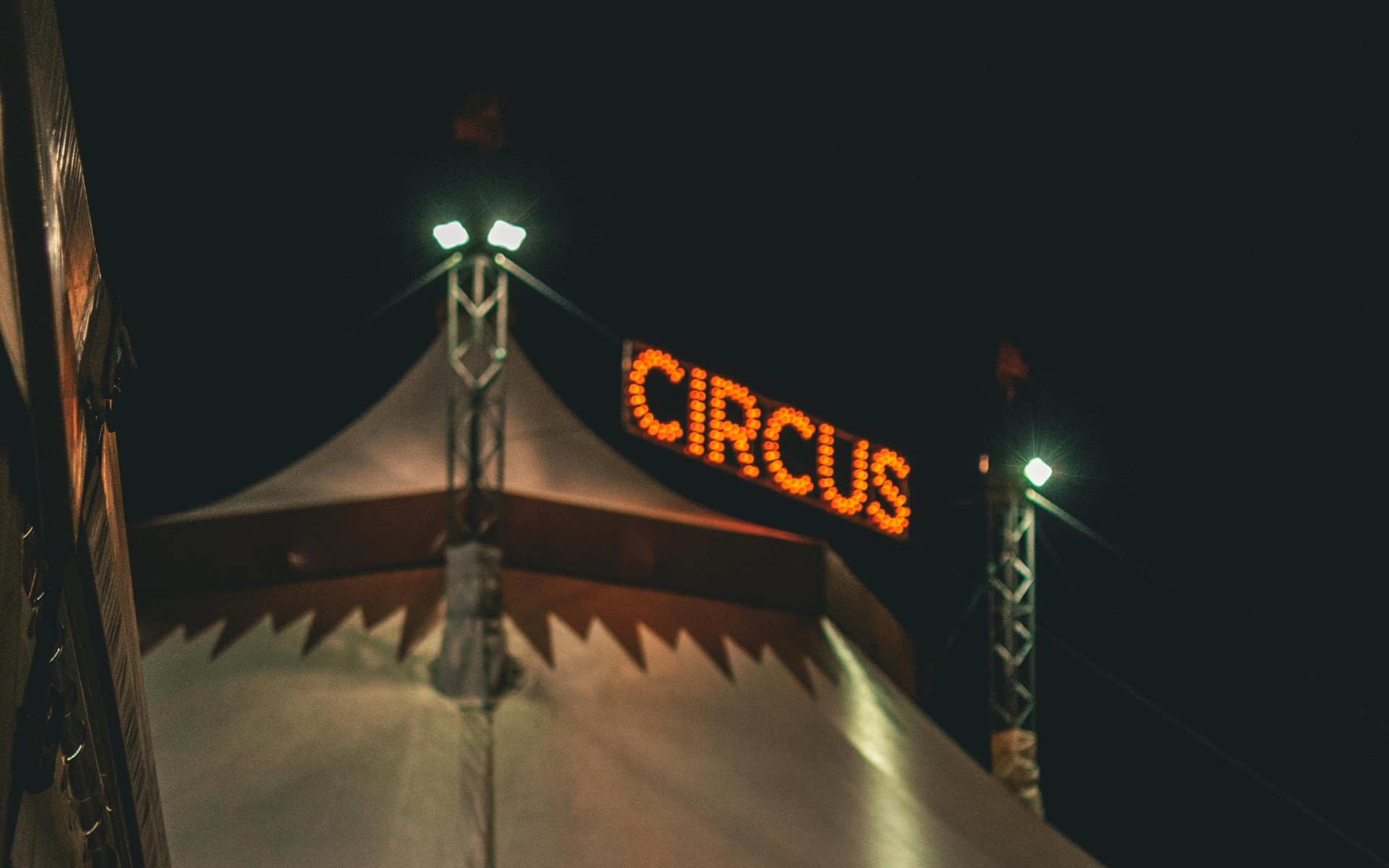 Circus Tent during Night time