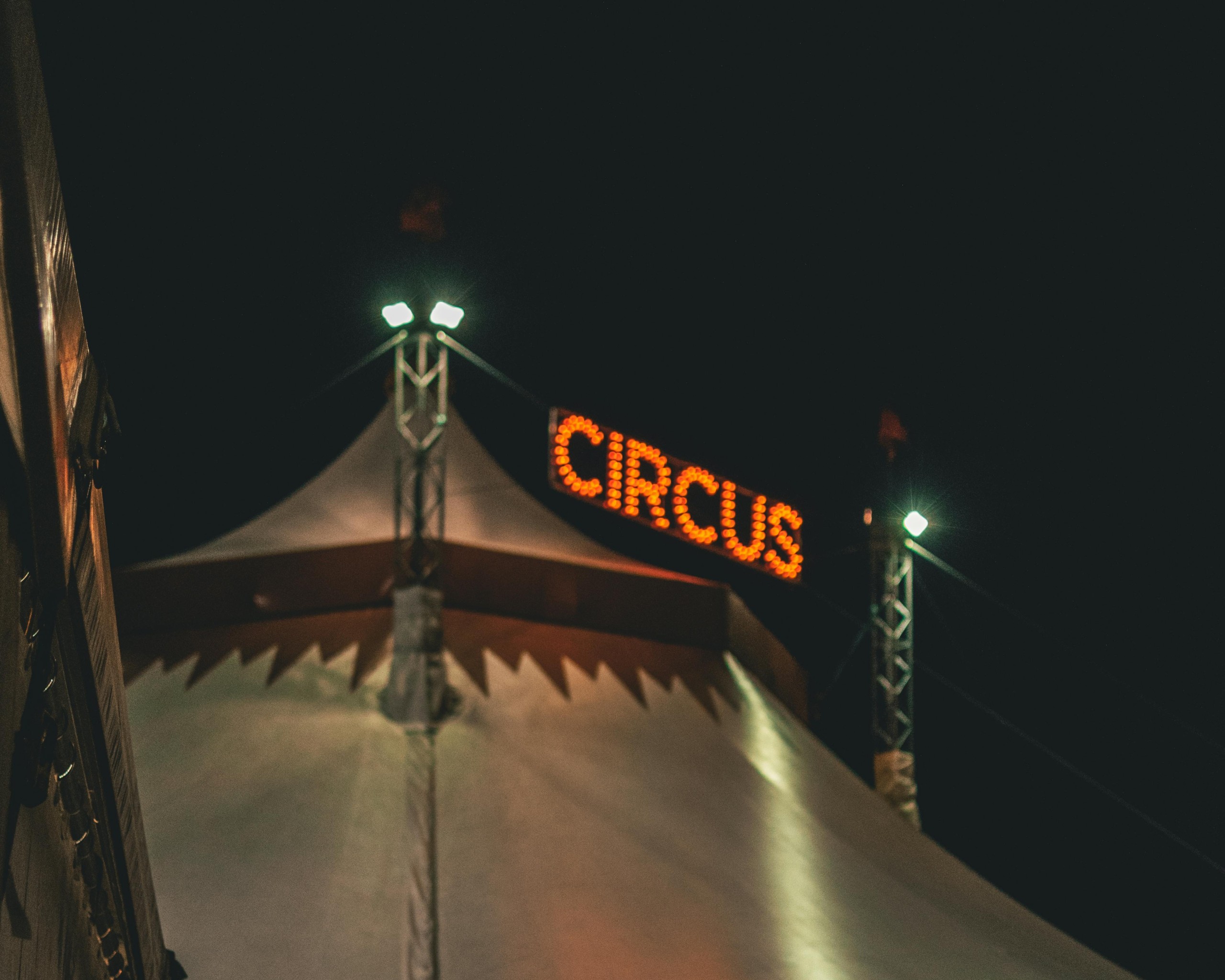 Circus Tent during Night time