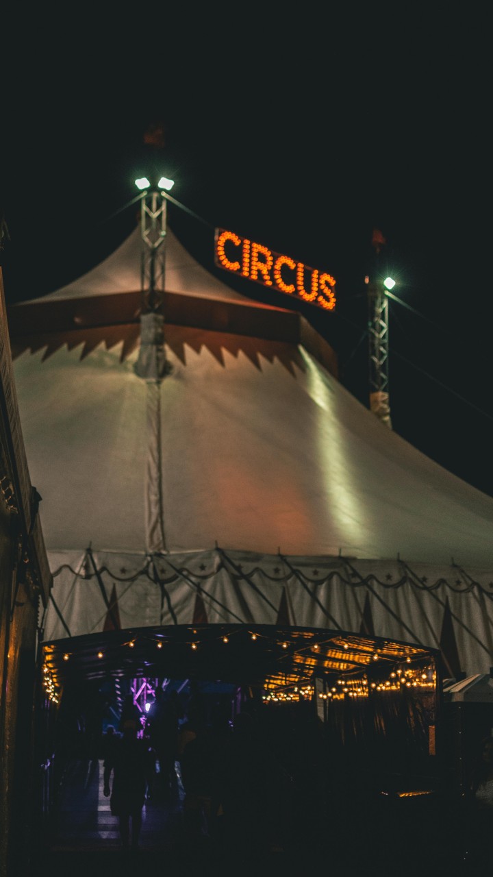 Circus Tent during Night time