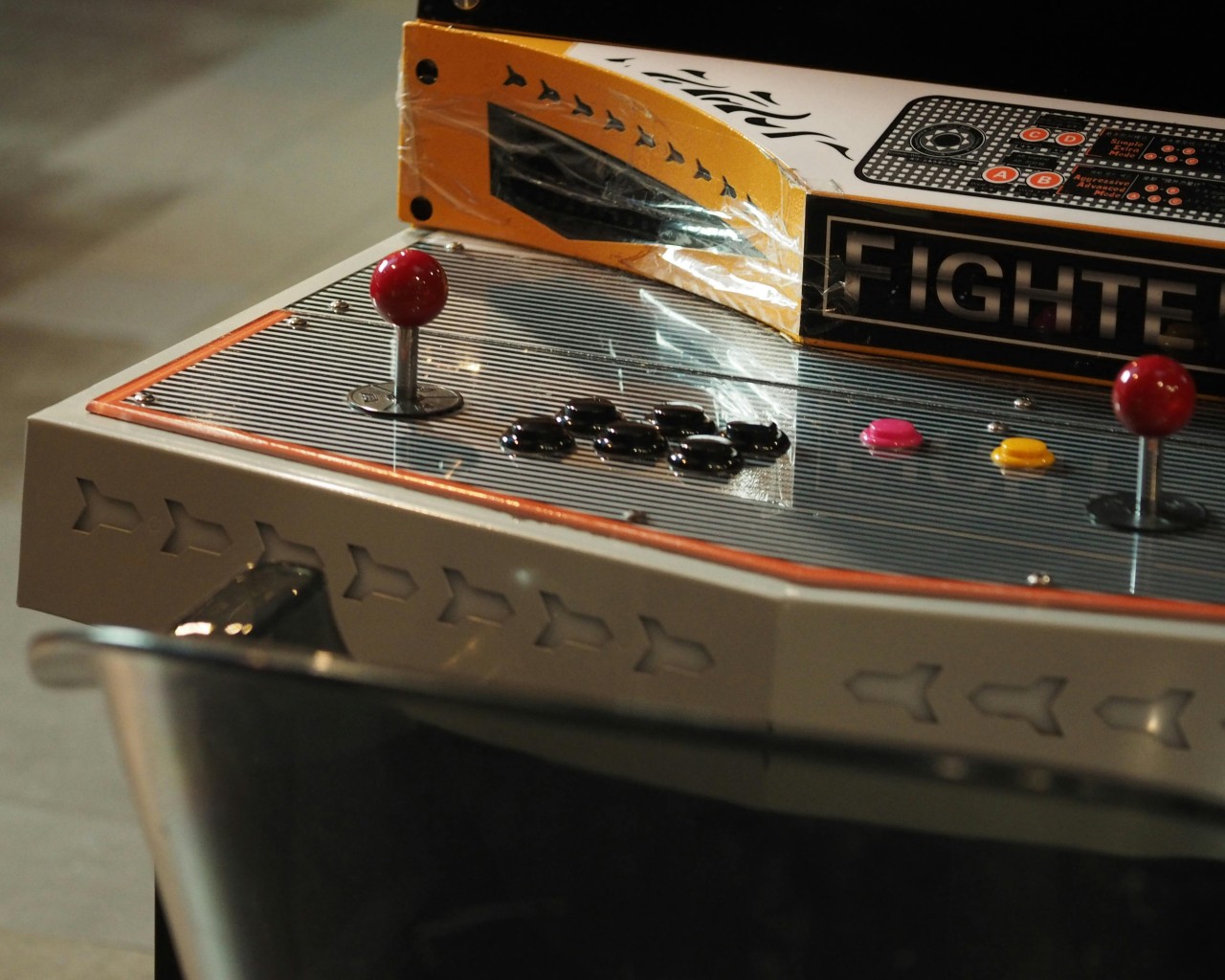 Classic Arcade Game Control Panel