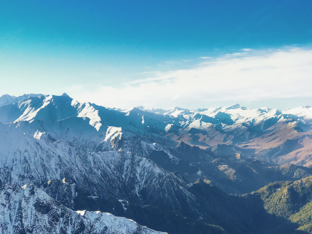 Mountain Covered With Snow