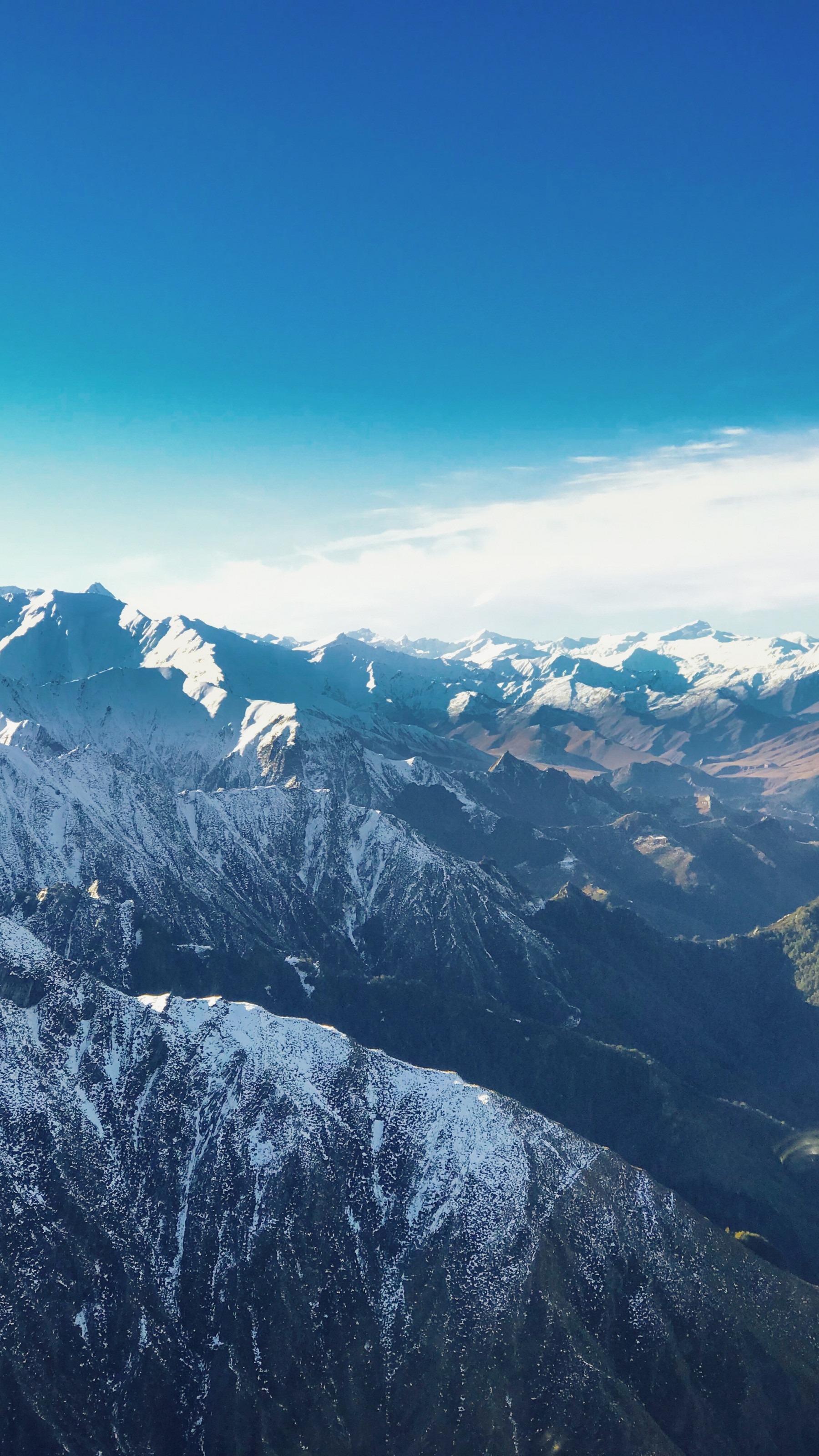 Mountain Covered With Snow