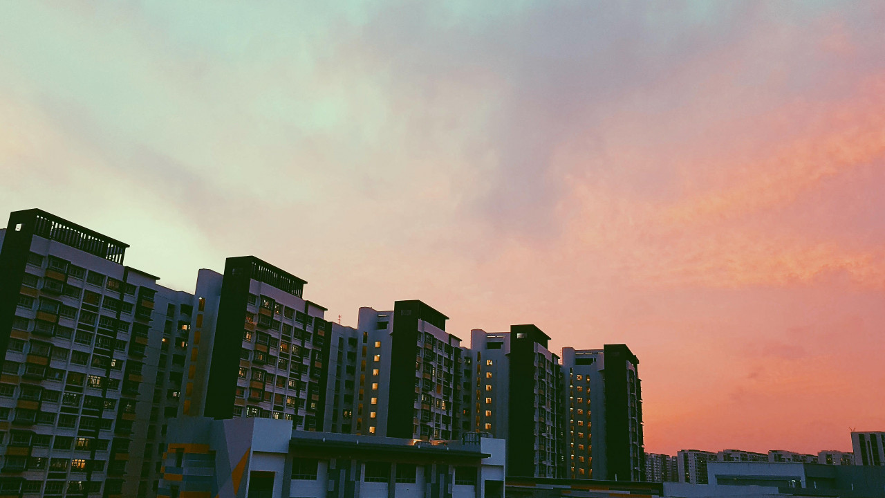 Buildings during Sunset