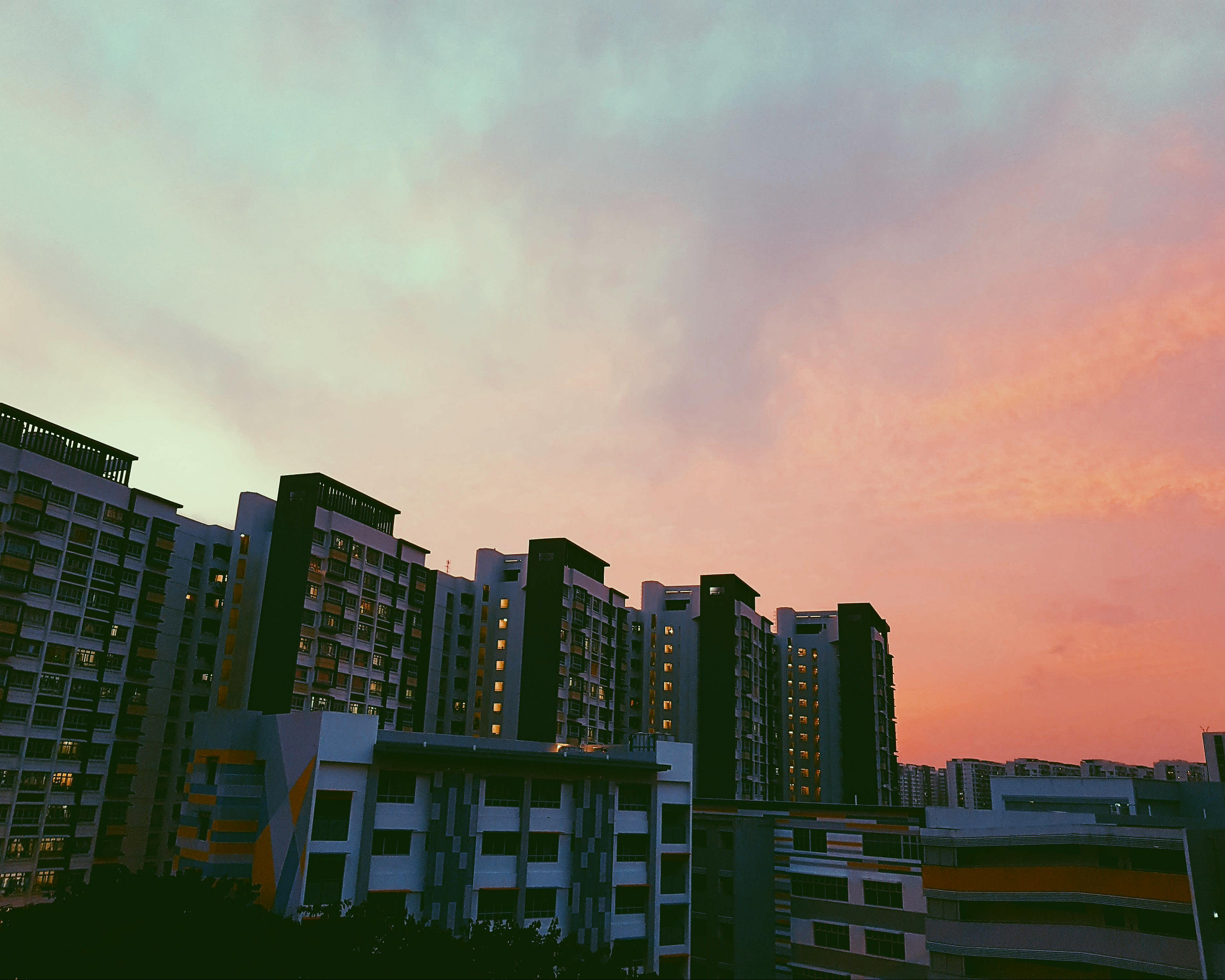 Buildings during Sunset