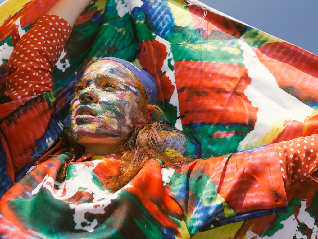 Woman With Face Paint