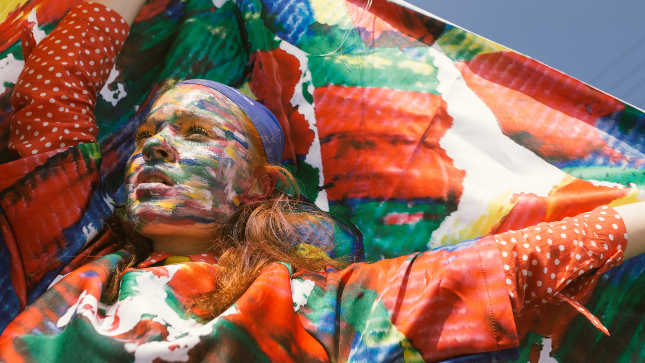 Woman With Face Paint
